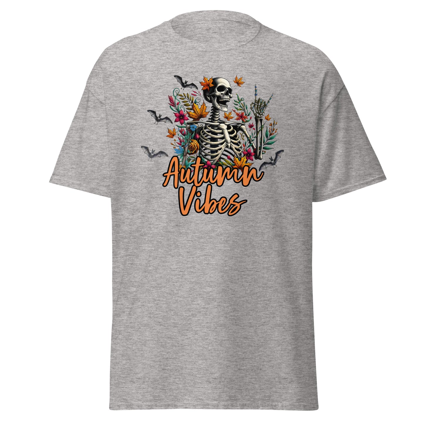 Unisex Short Sleeve Tee Autumn Vibes Skellie