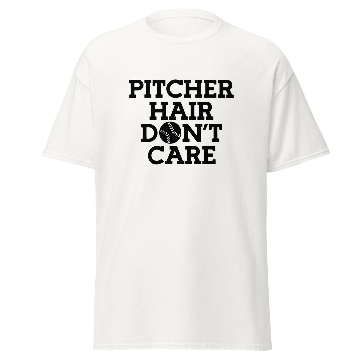 Unisex Short Sleeve Tee Pitcher Hair