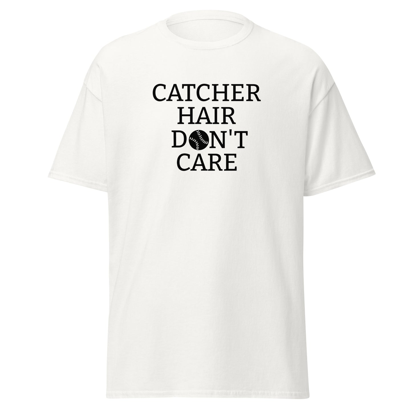 Unisex Short Sleeve Tee Catcher Hair