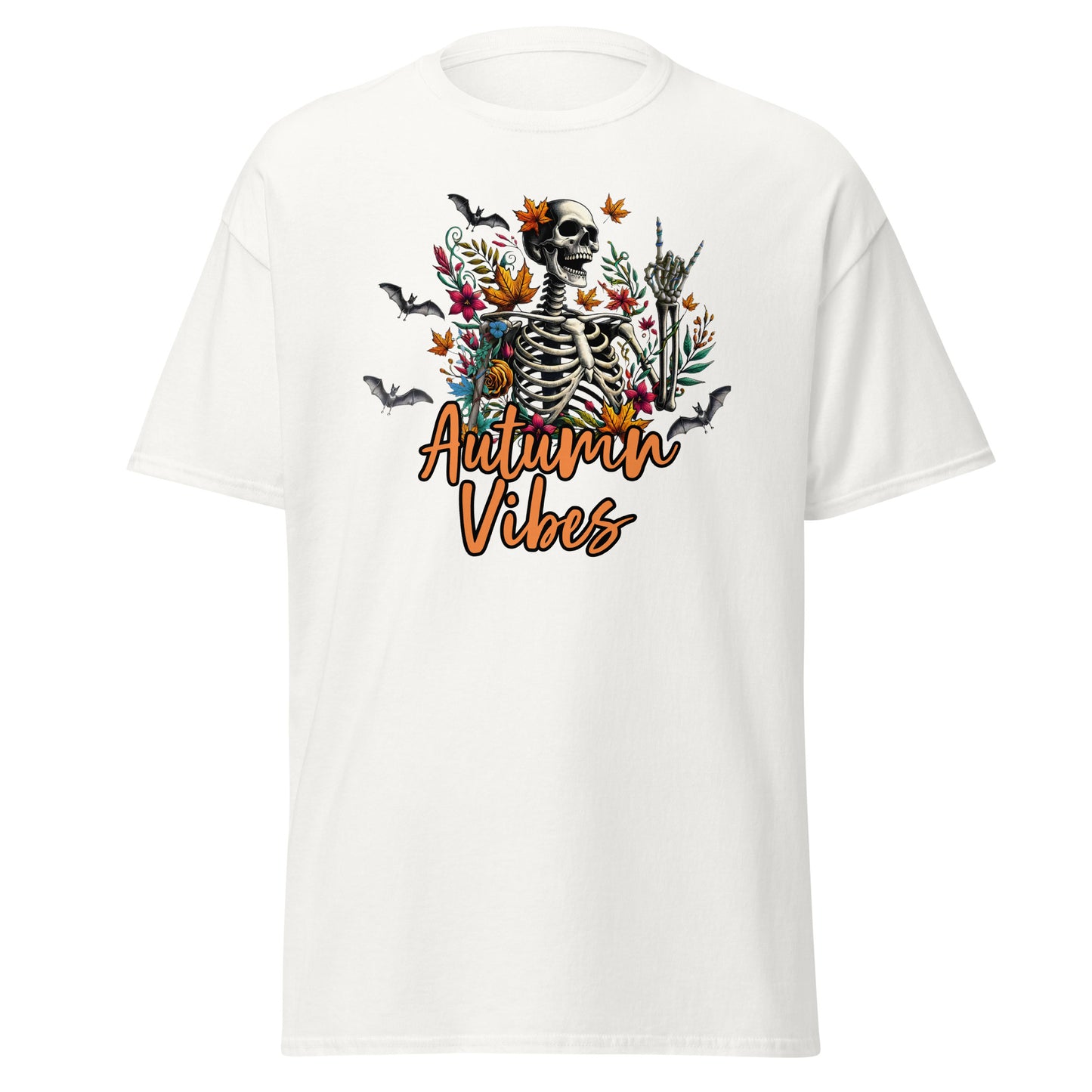 Unisex Short Sleeve Tee Autumn Vibes Skellie