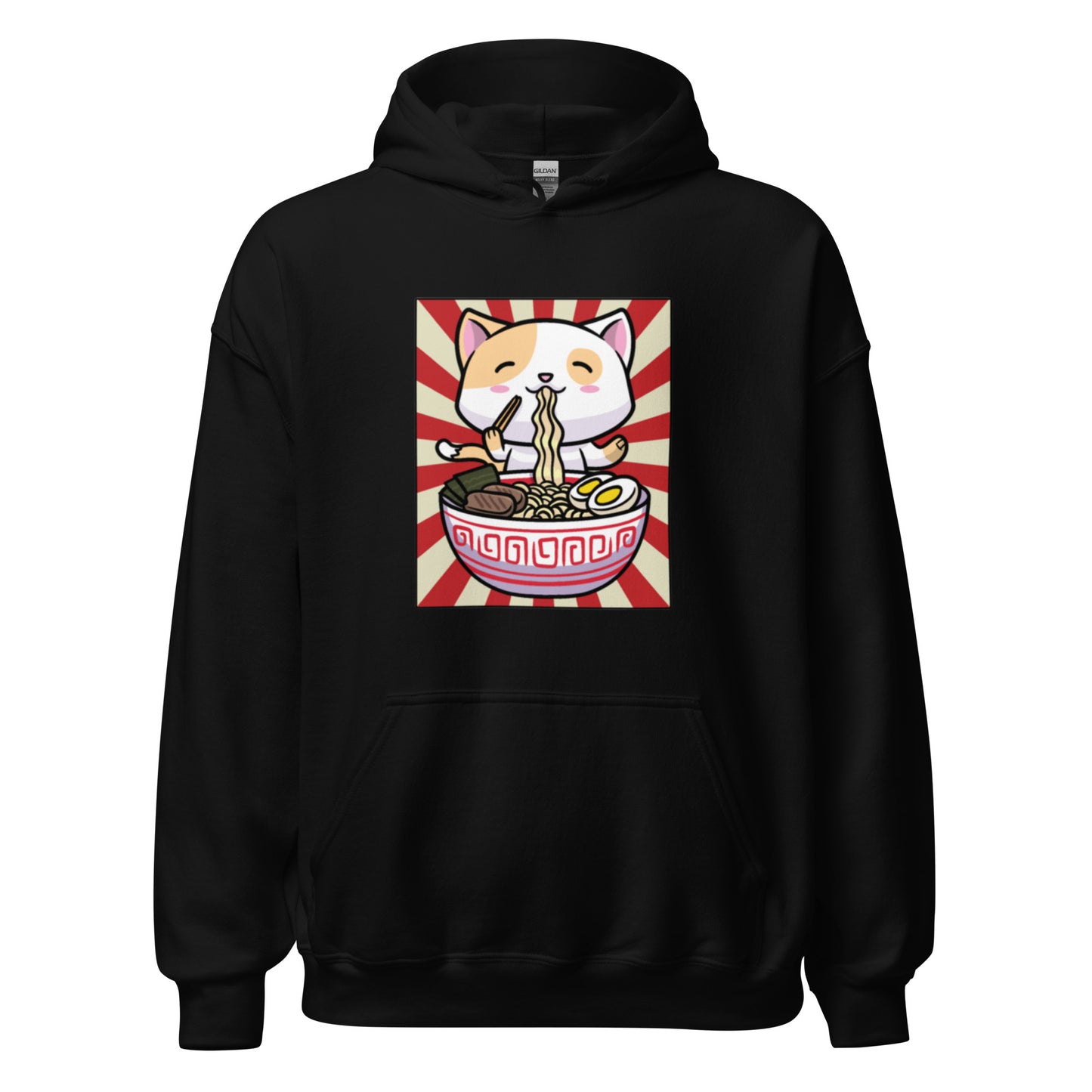 Unisex Hoodie Ramen Cat