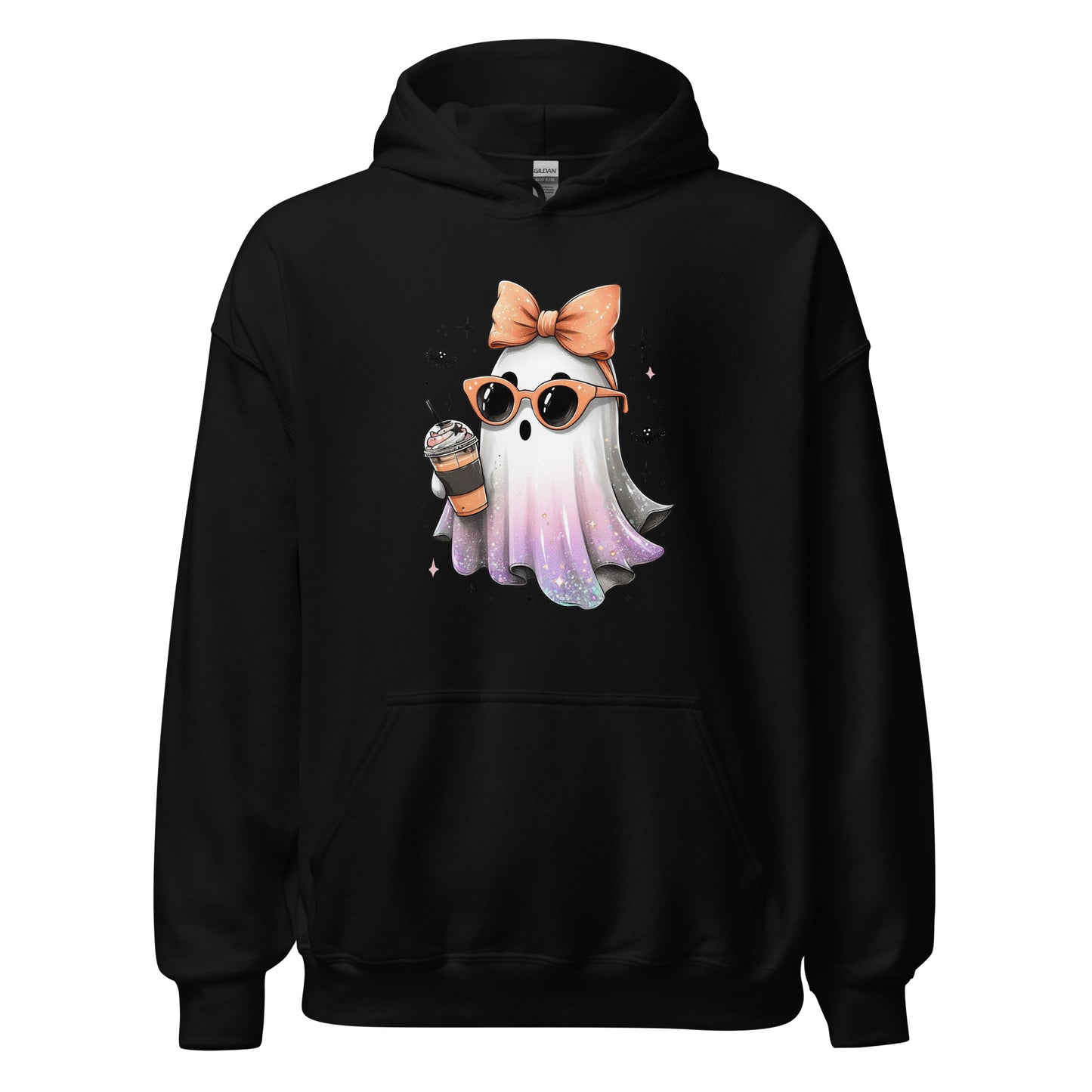 Unisex Hoodie Glitter Ghostie with PSL