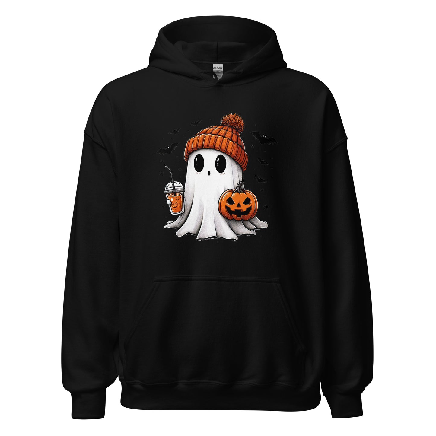 Unisex Hoodie Beanie Ghost with Iced PSL