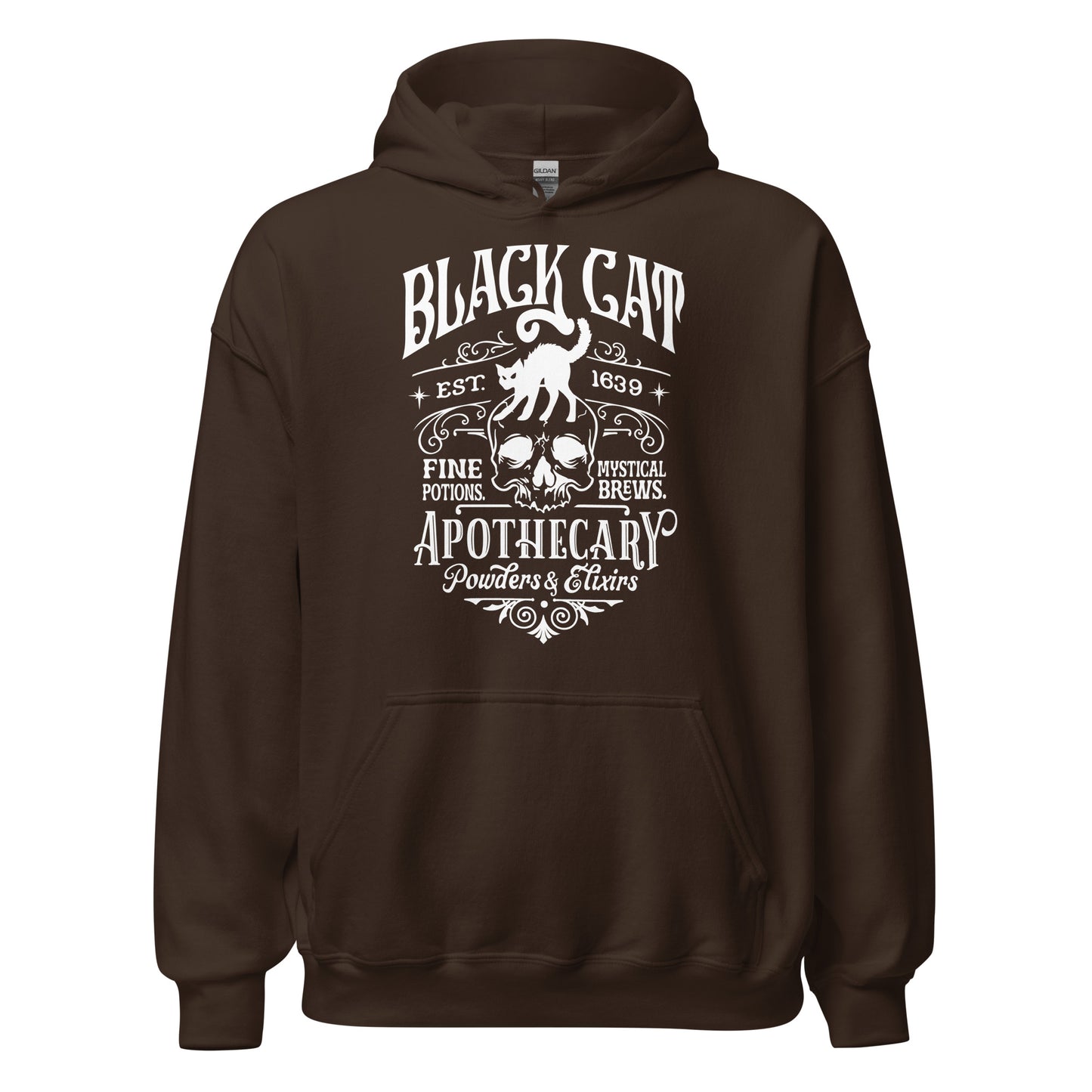 Unisex Hoodie Black Cat Apothecary