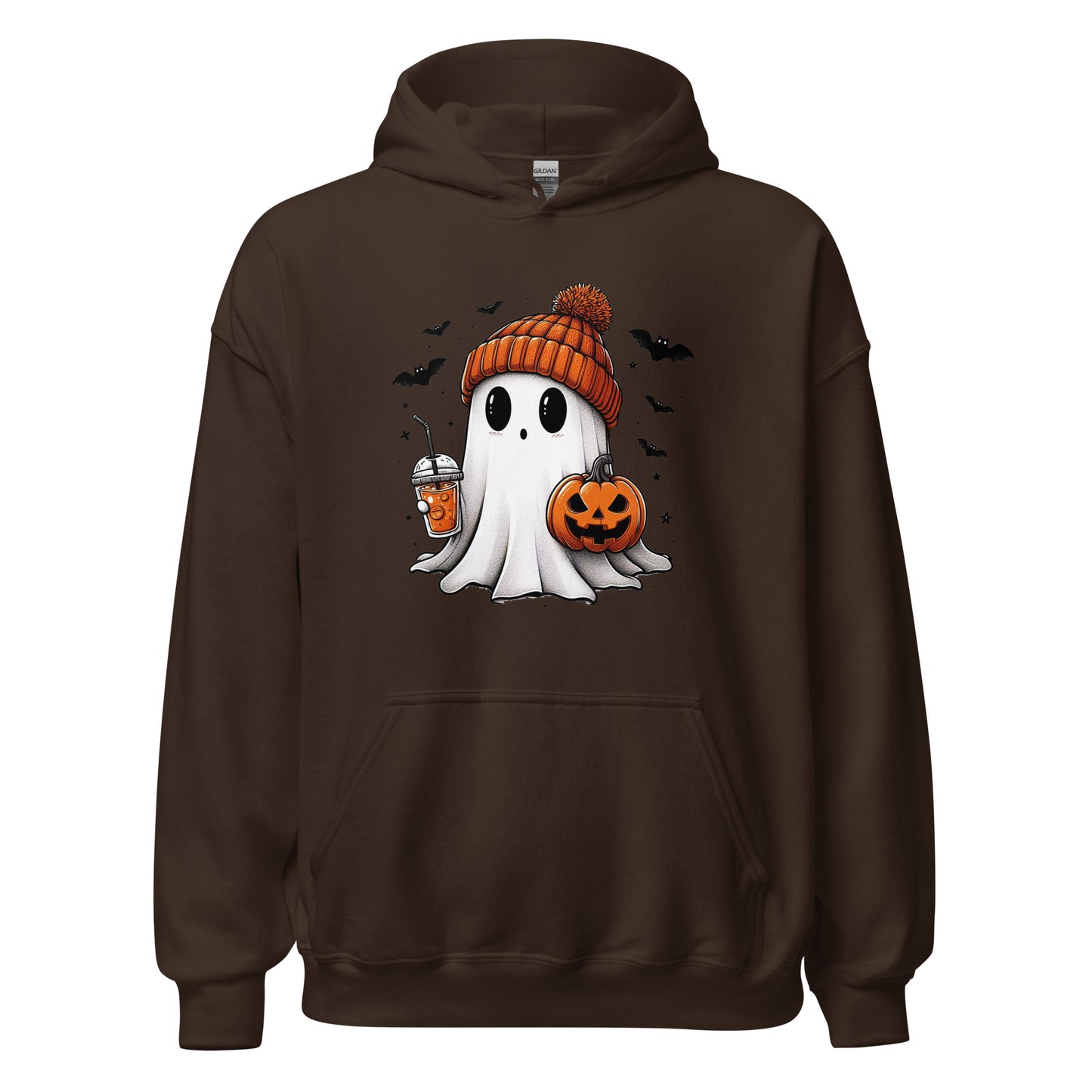 Unisex Hoodie Beanie Ghost with Iced PSL