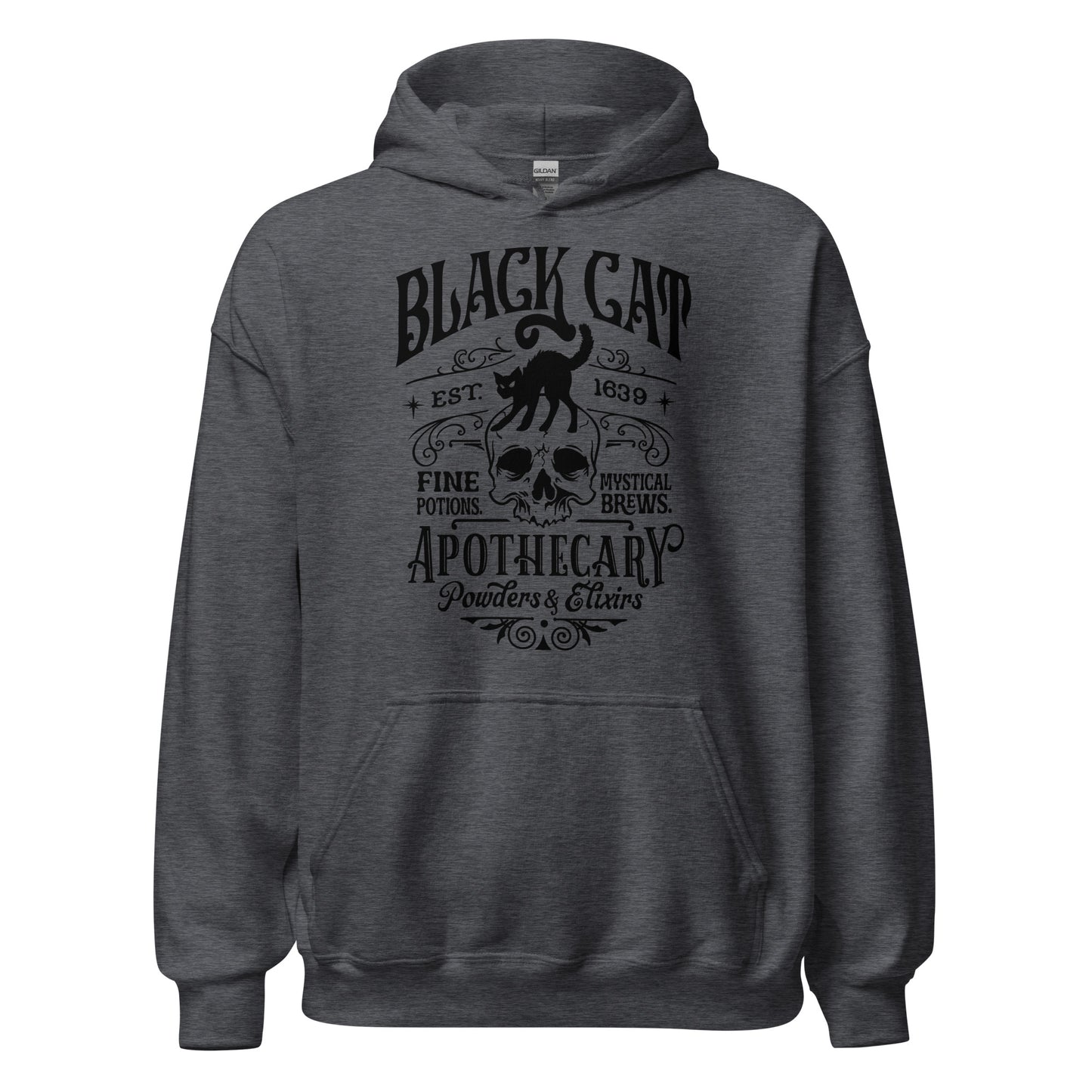 Unisex Hoodie Black Cat Apothecary