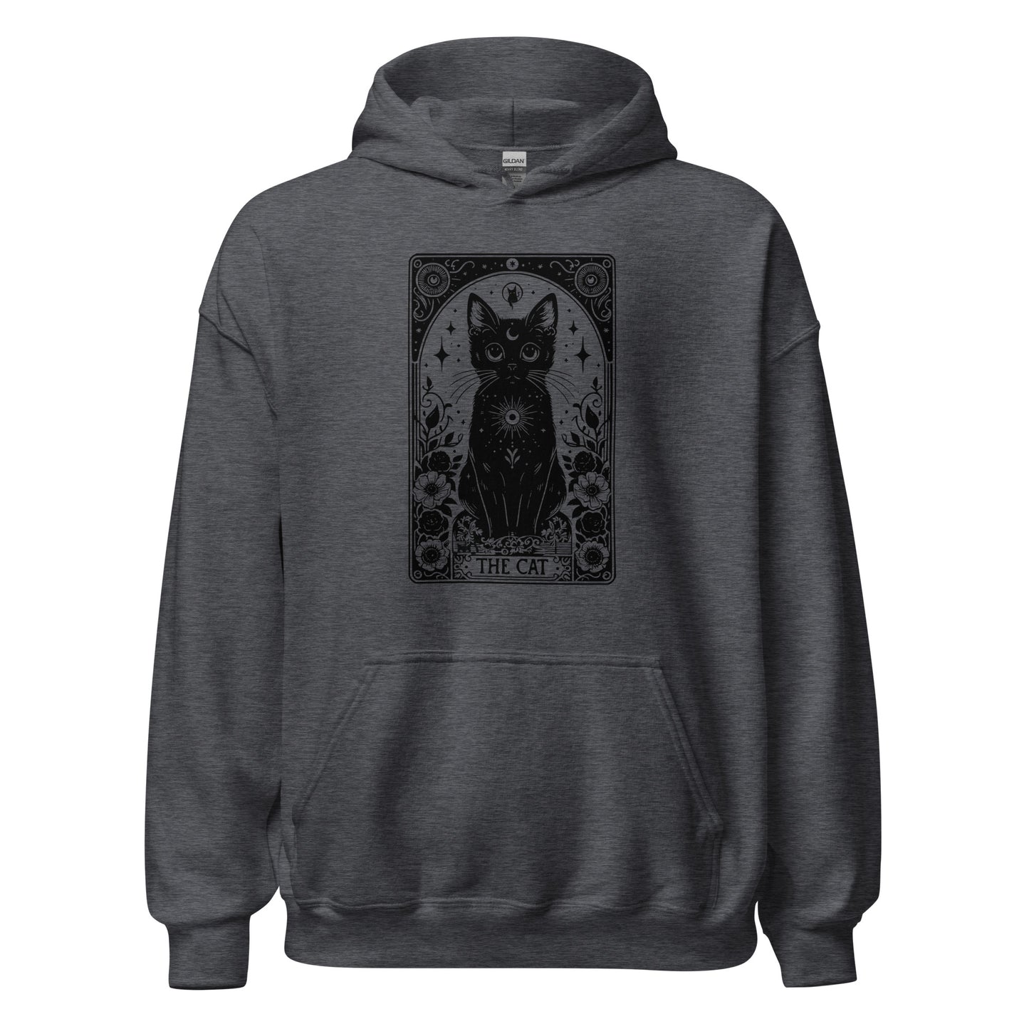 Unisex Hoodie Black Cat Tarot