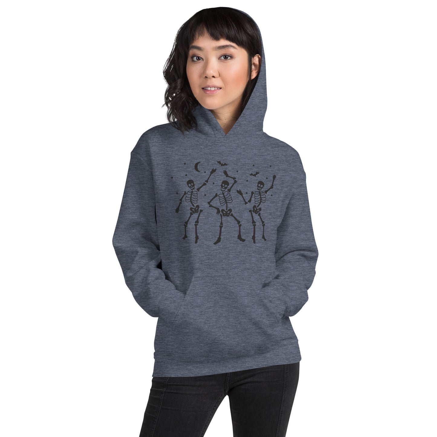 Unisex Hoodie Dancing Skeletons