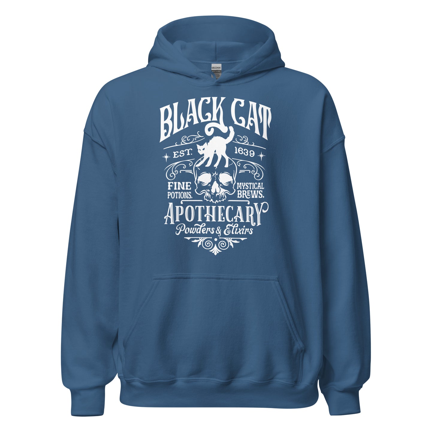 Unisex Hoodie Black Cat Apothecary