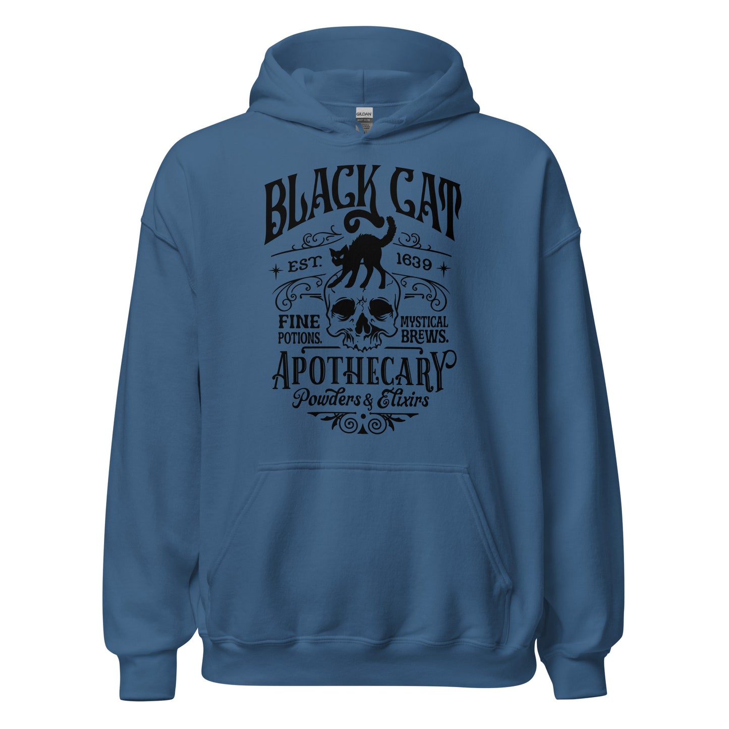 Unisex Hoodie Black Cat Apothecary