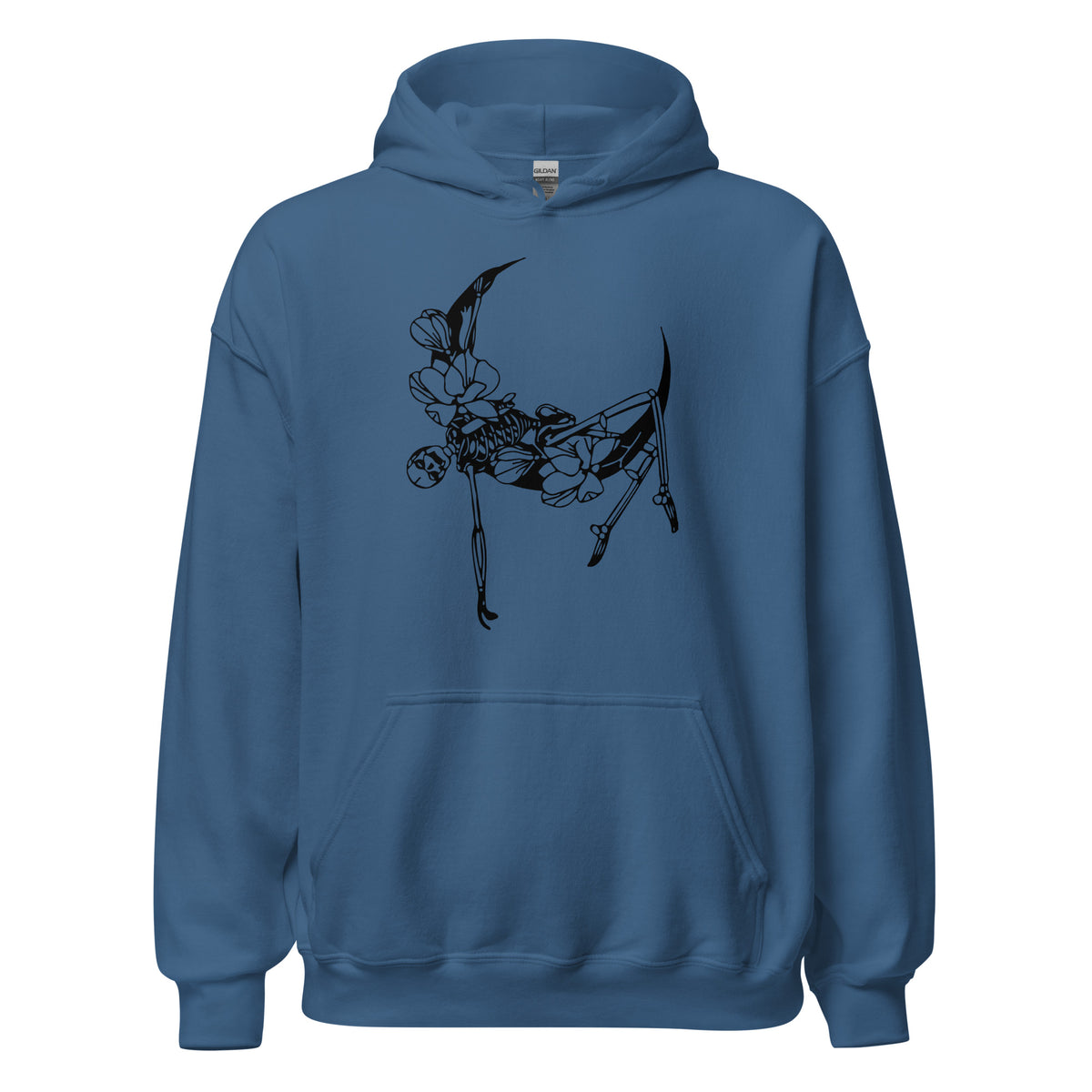 Unisex Hoodie Lunar Lounger Skellie – Whimsy on Mountlandia