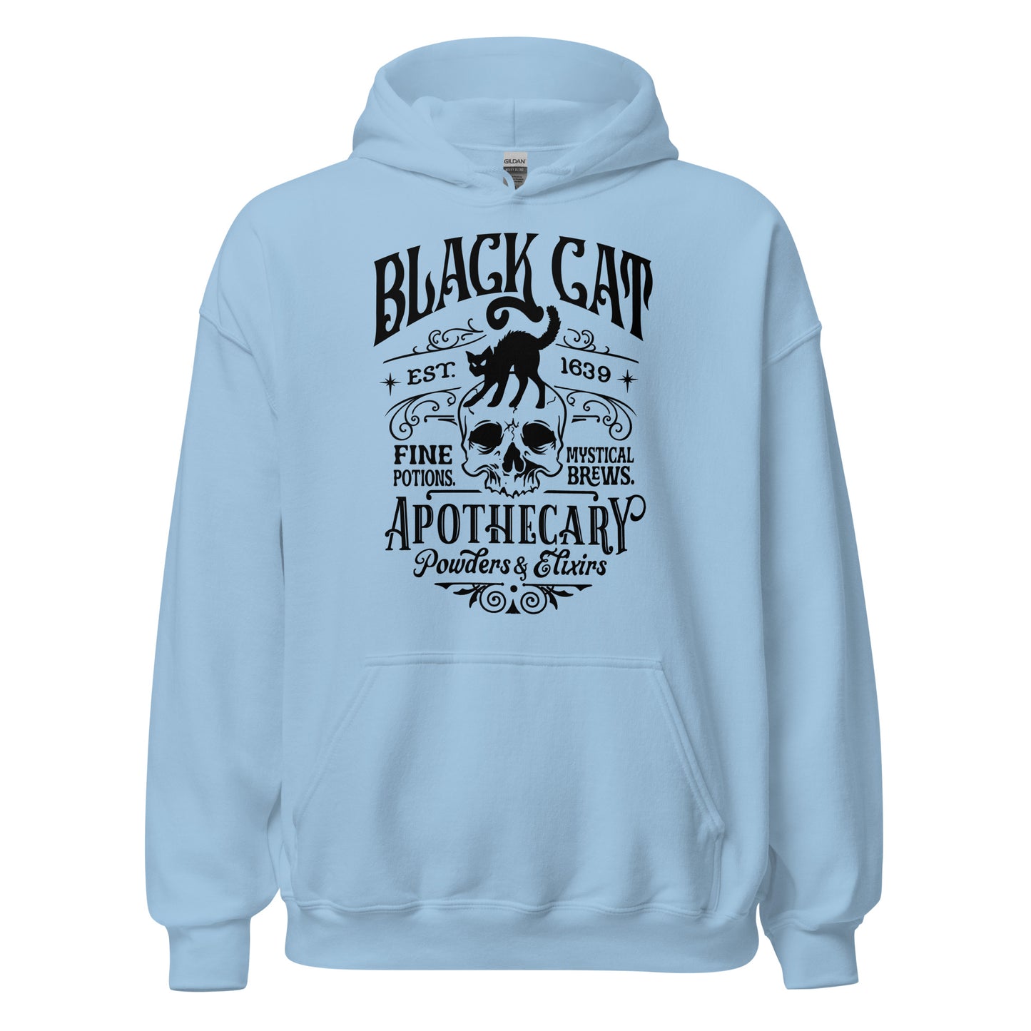 Unisex Hoodie Black Cat Apothecary