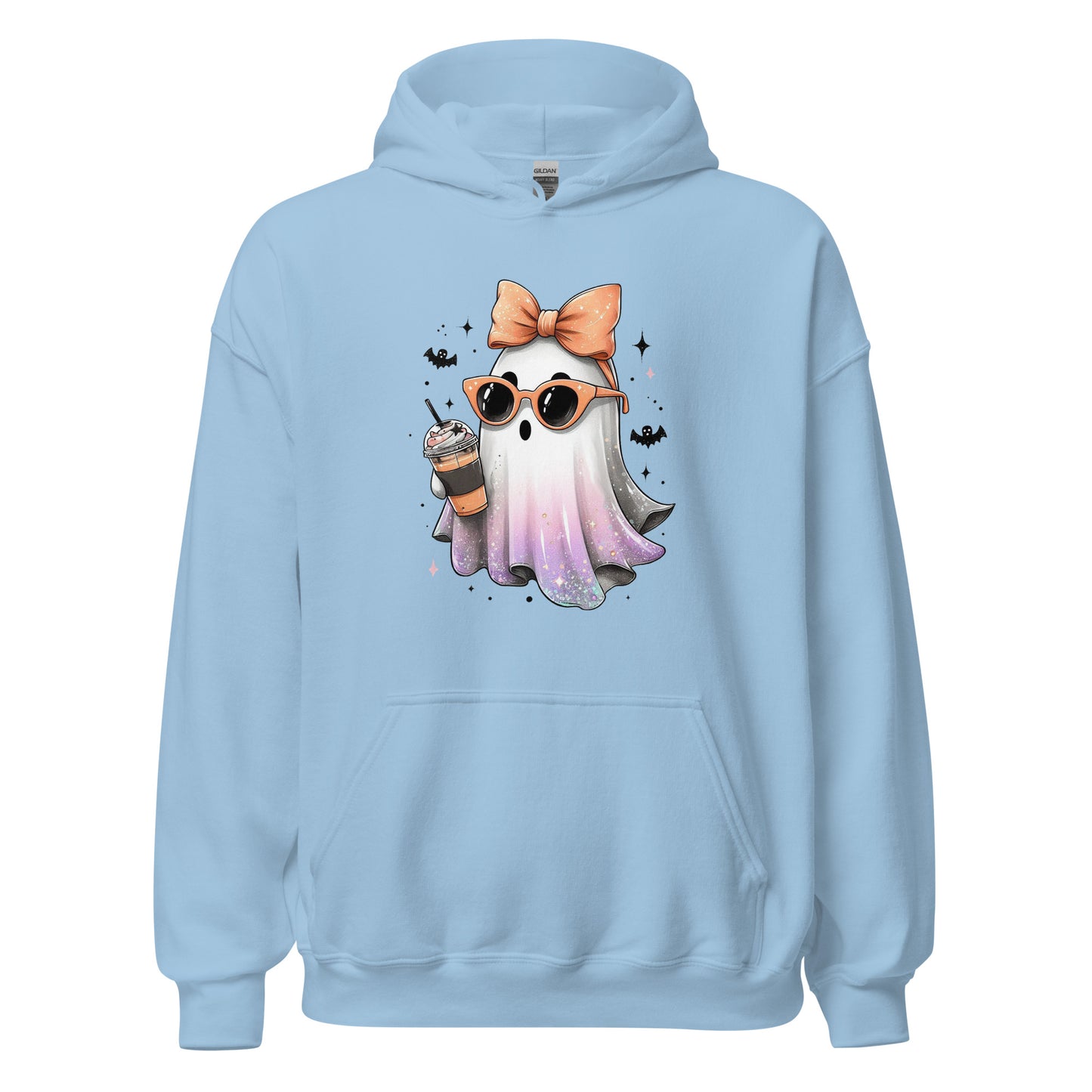 Unisex Hoodie Glitter Ghostie with PSL