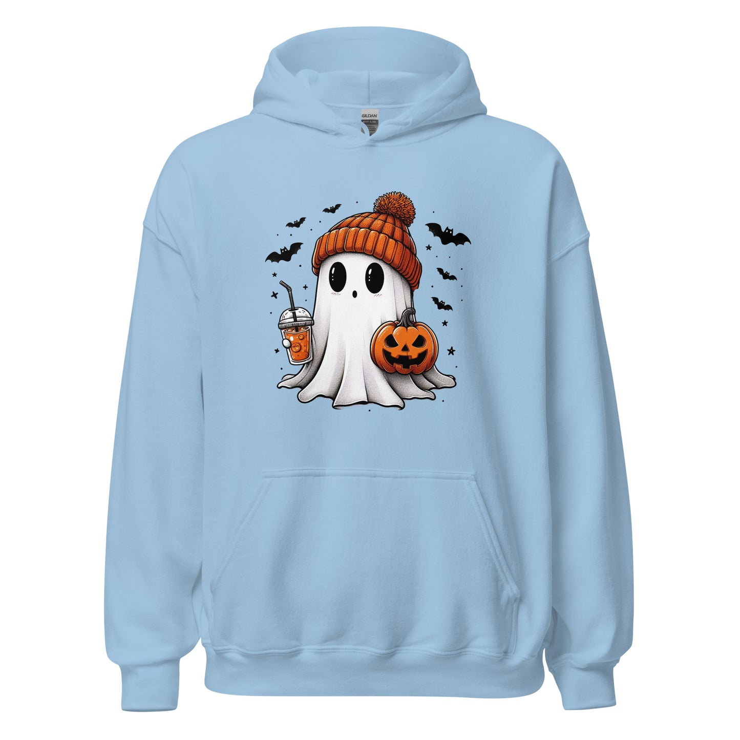 Unisex Hoodie Beanie Ghost with Iced PSL