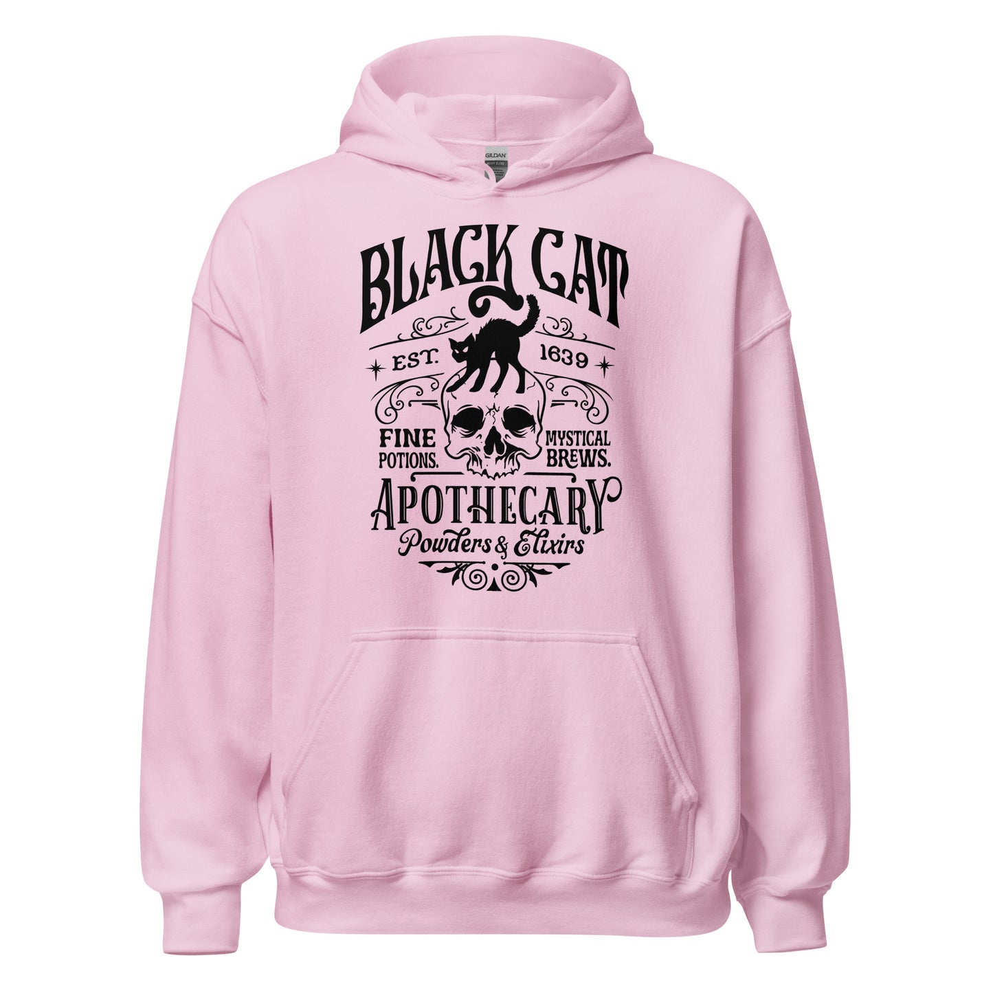 Unisex Hoodie Black Cat Apothecary