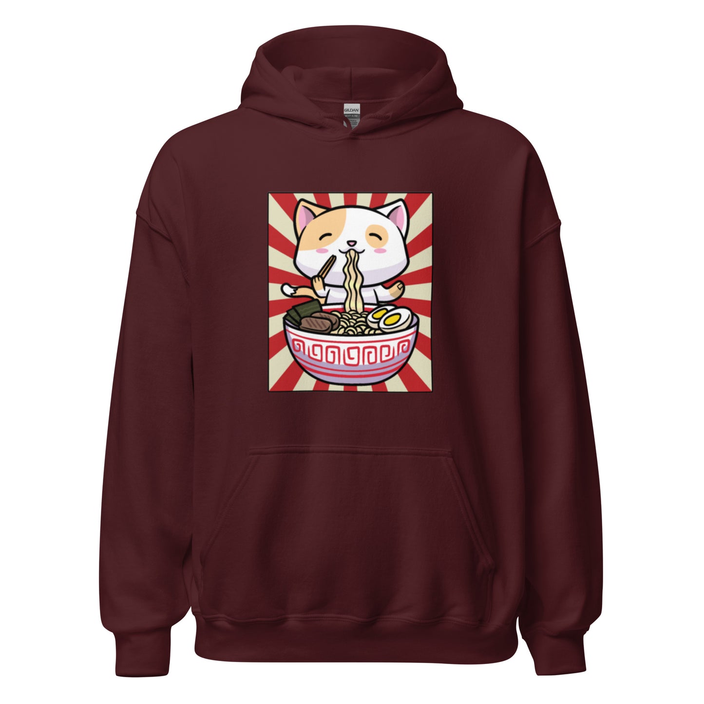 Unisex Hoodie Ramen Cat