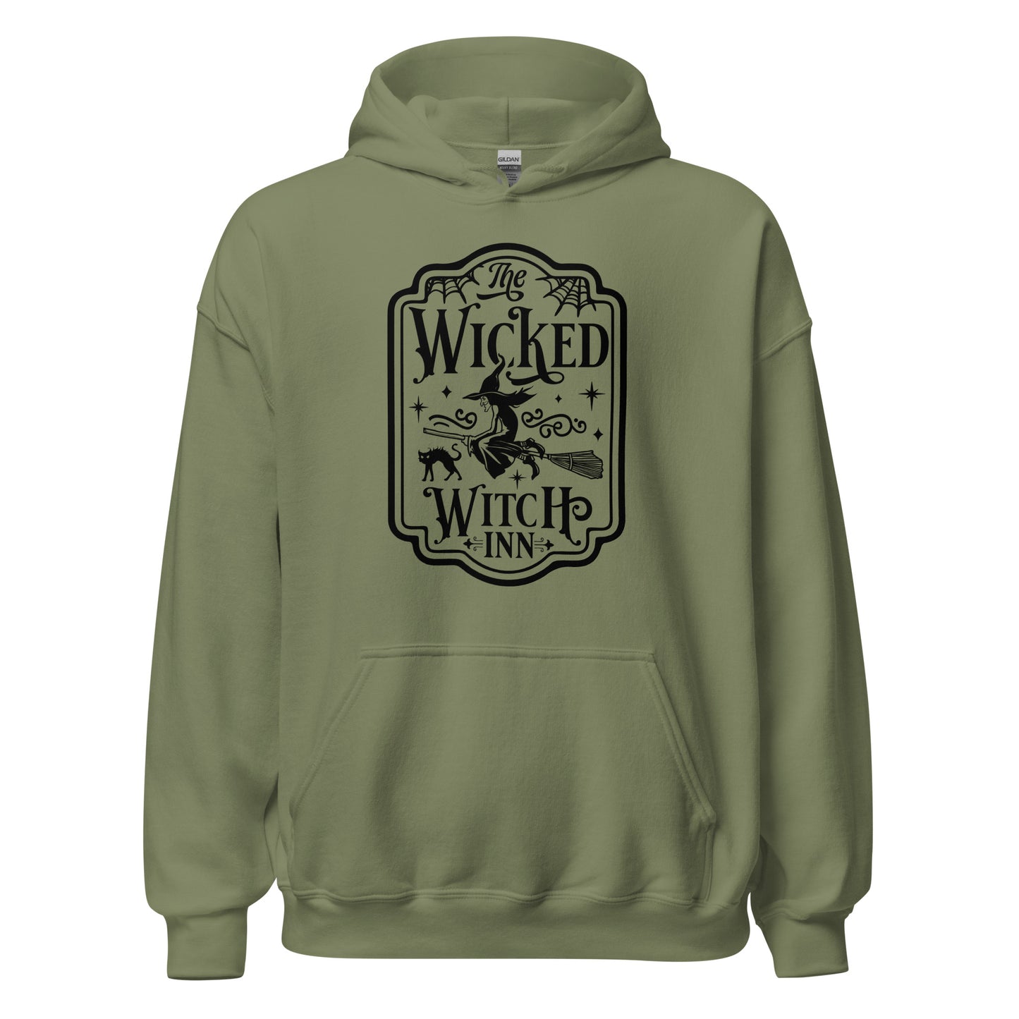 Unisex Hoodie Wicked Witch Inn Black Ink