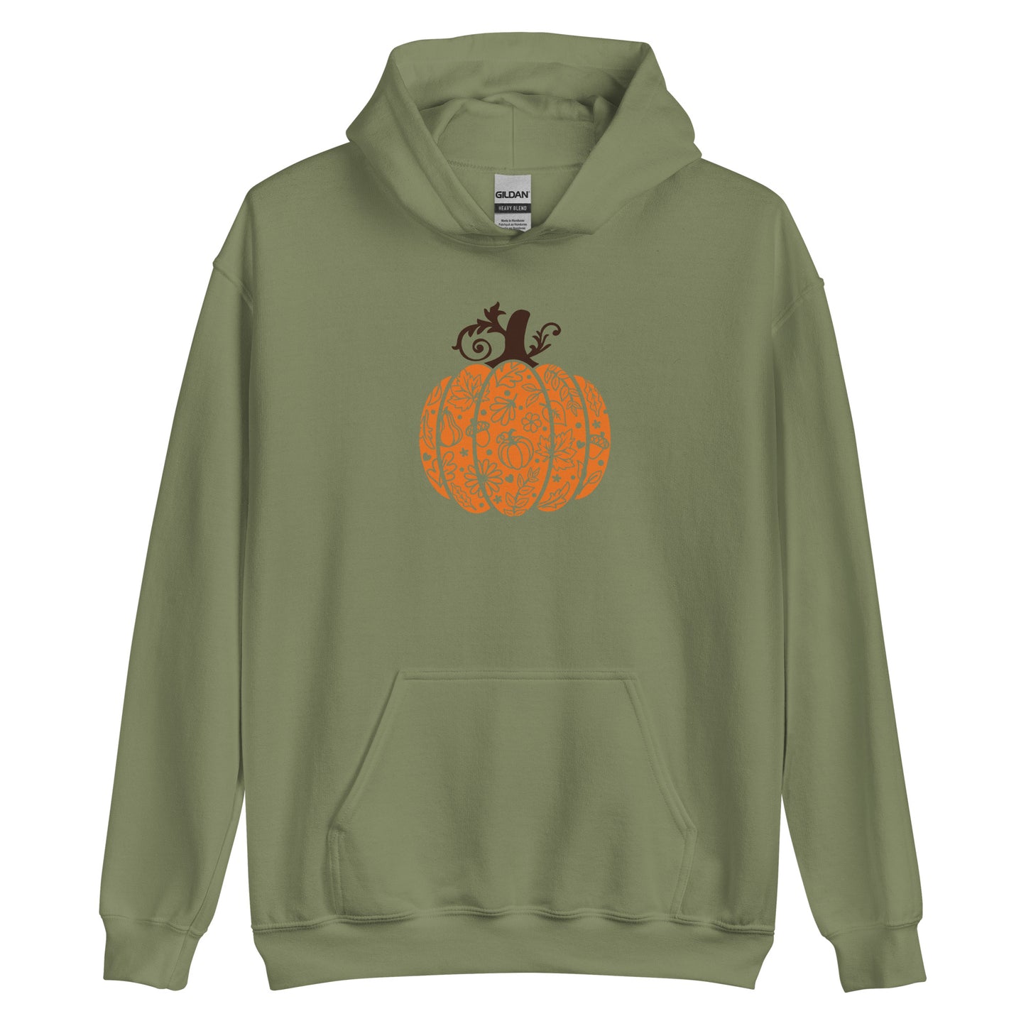 Unisex Hoodie Swirly Pumpkin