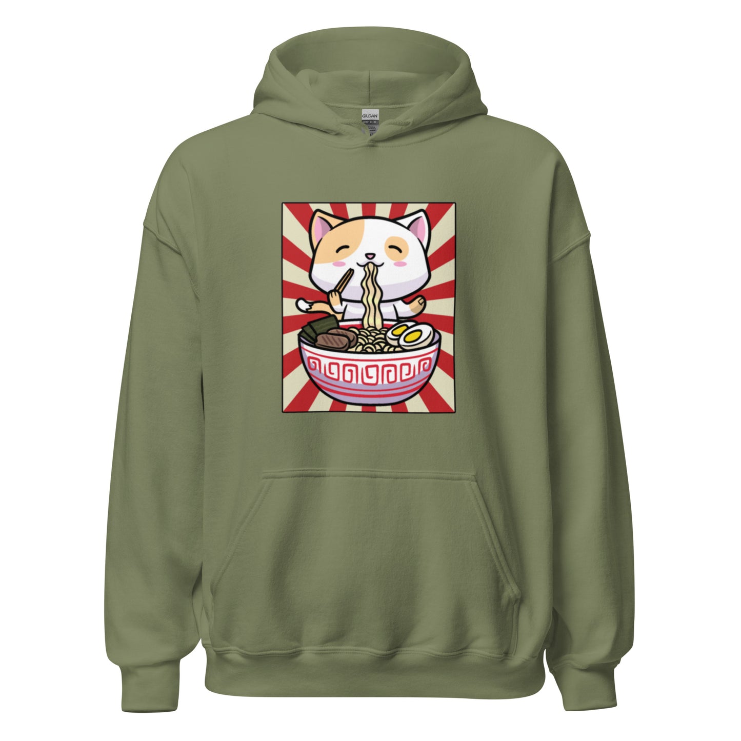 Unisex Hoodie Ramen Cat