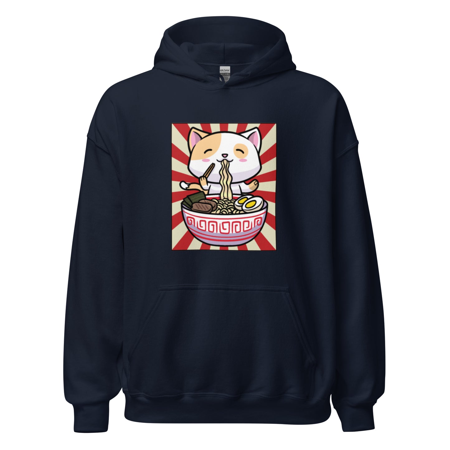 Unisex Hoodie Ramen Cat