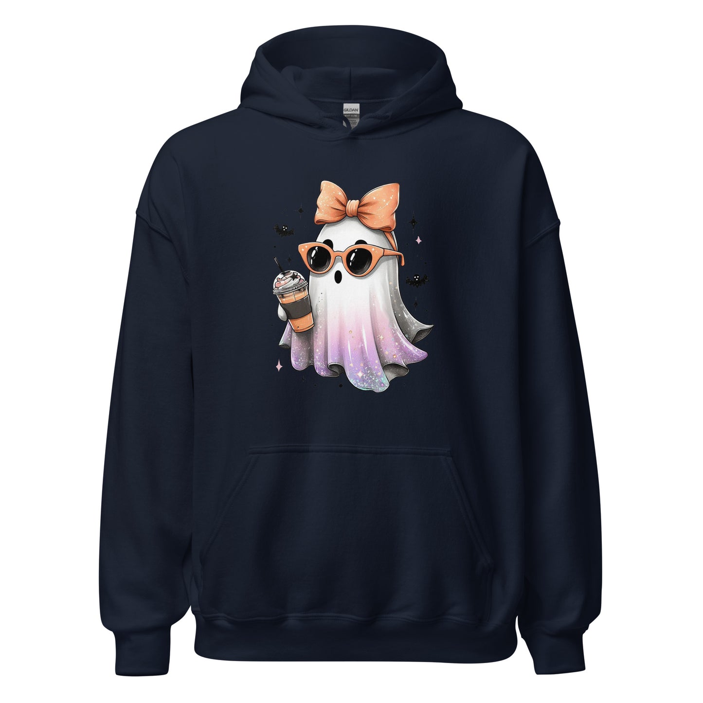 Unisex Hoodie Glitter Ghostie with PSL