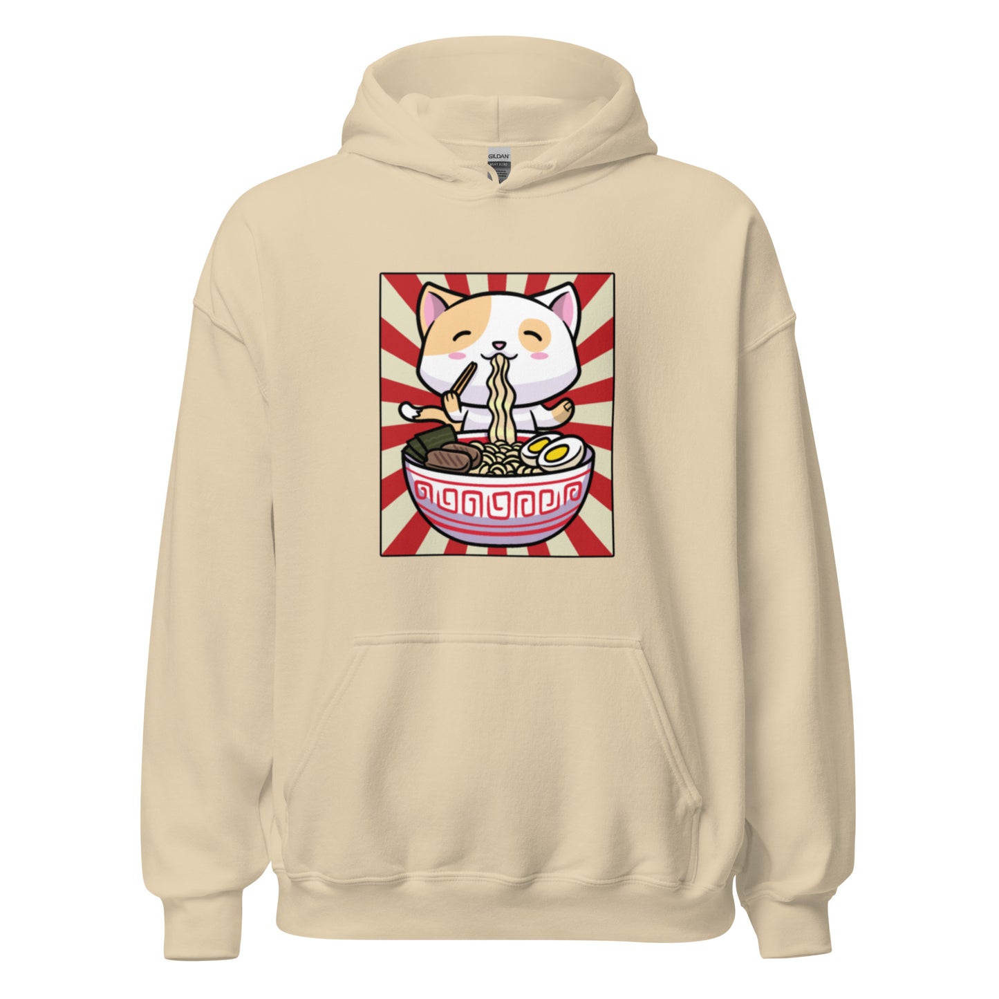 Unisex Hoodie Ramen Cat