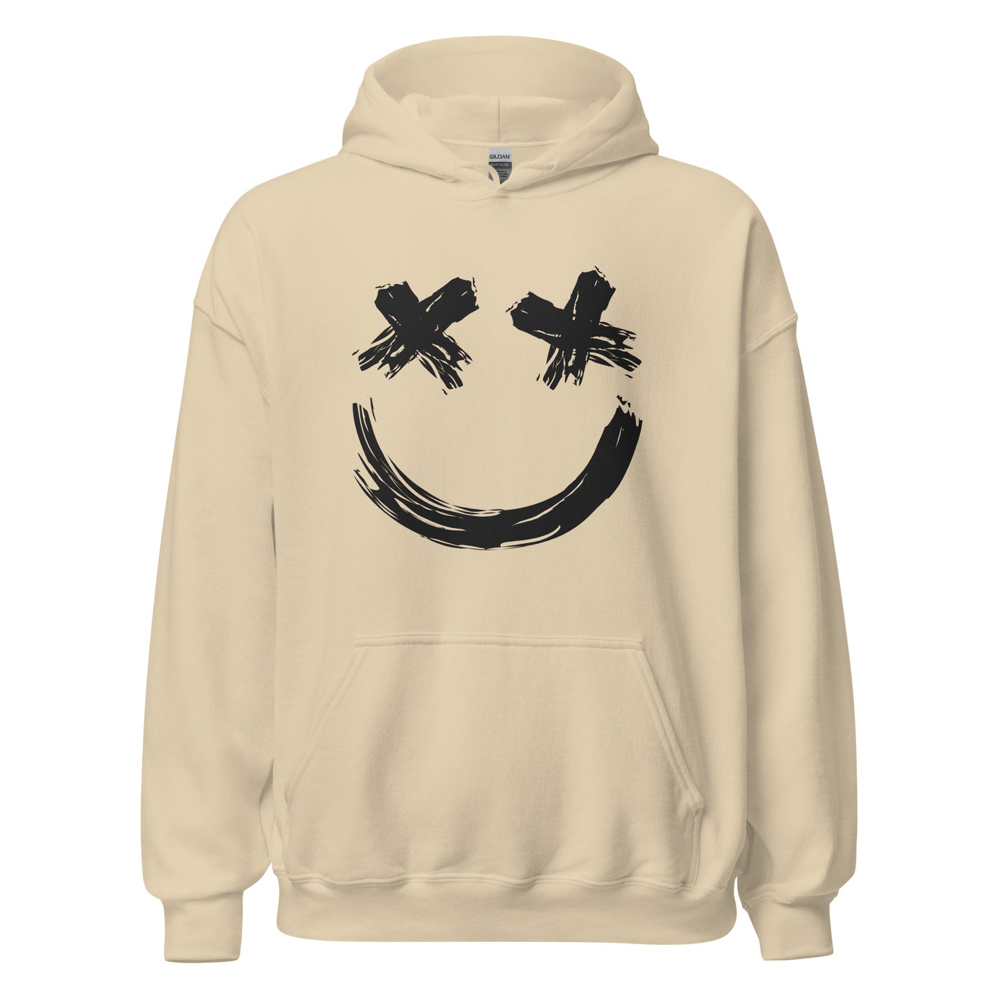 Unisex Hoodie Brush Smiley