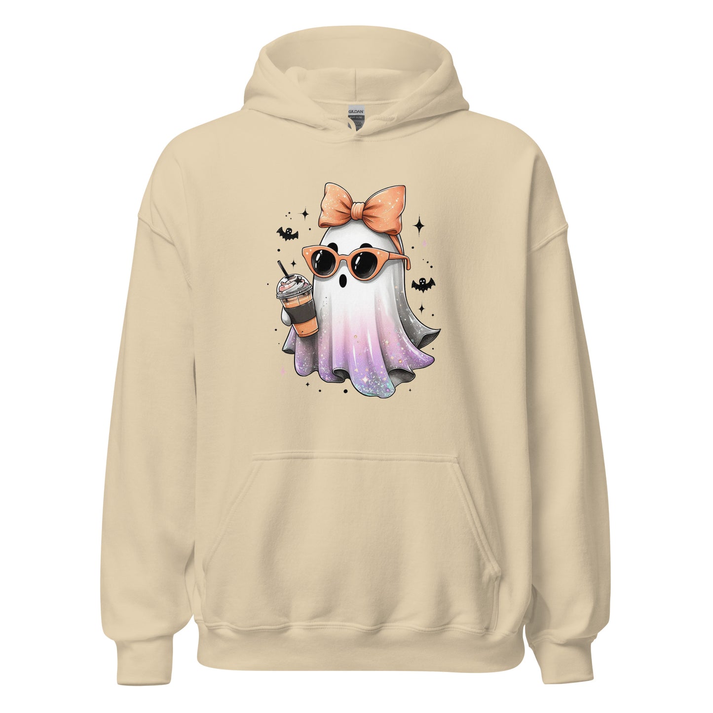 Unisex Hoodie Glitter Ghostie with PSL