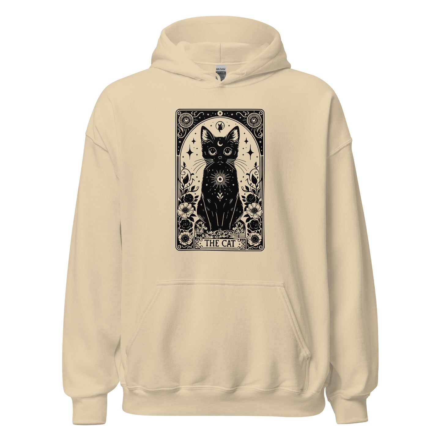 Unisex Hoodie Black Cat Tarot