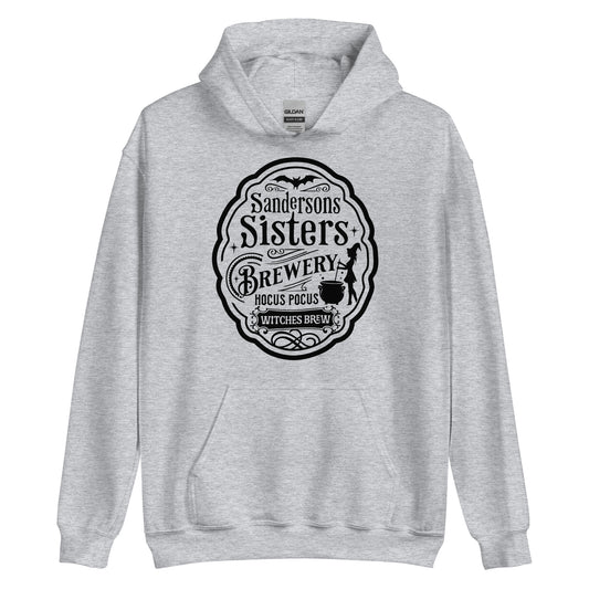 Unisex Hoodie Sandersons Sisters Brewery Black Ink