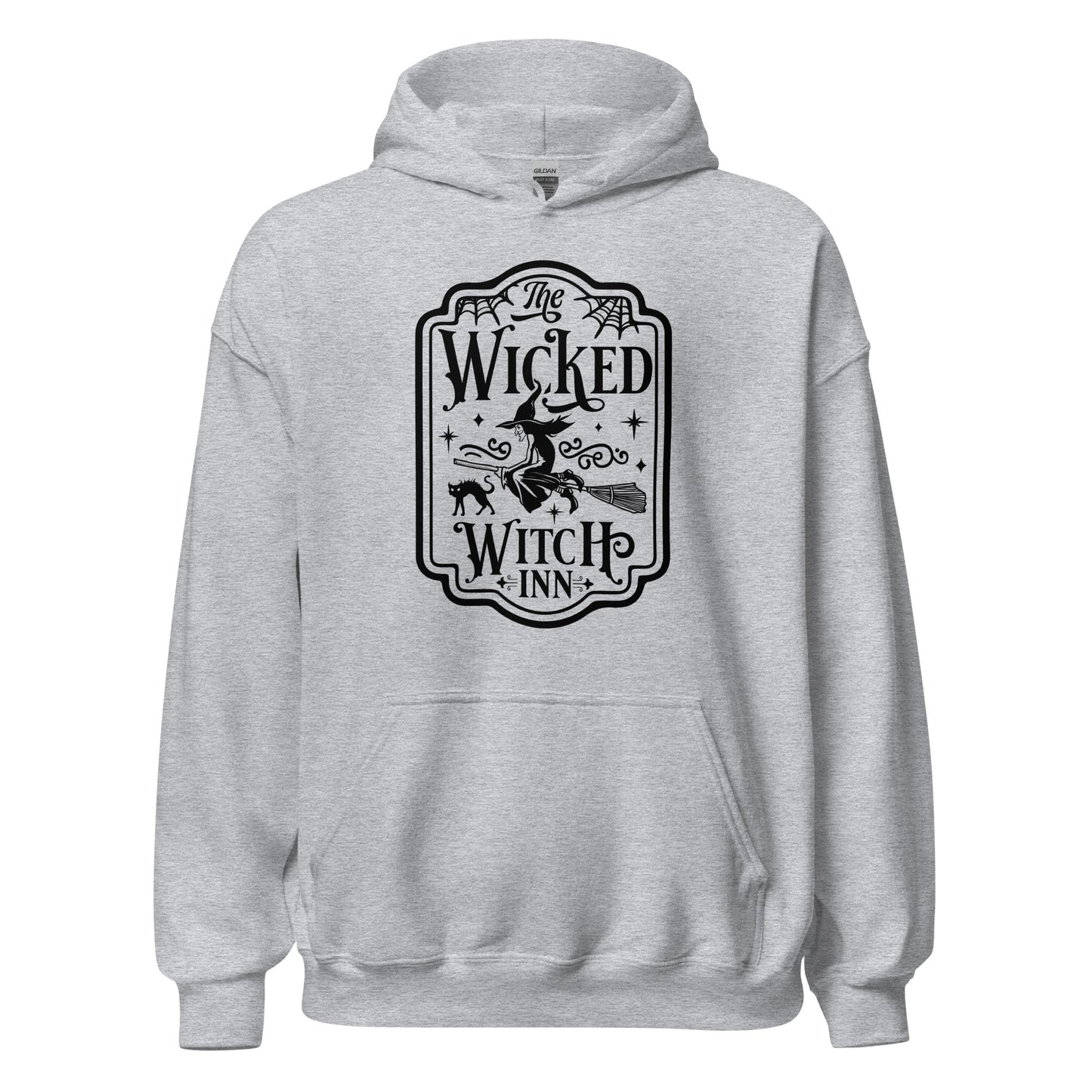 Unisex Hoodie Wicked Witch Inn Black Ink