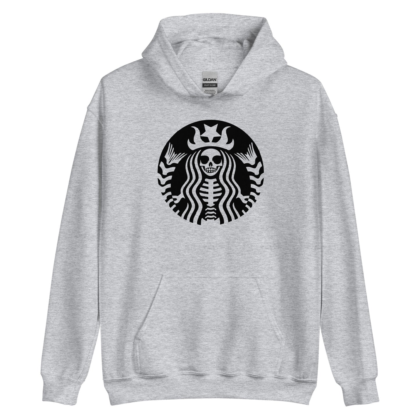 Unisex Hoodie Starbux Skeleton