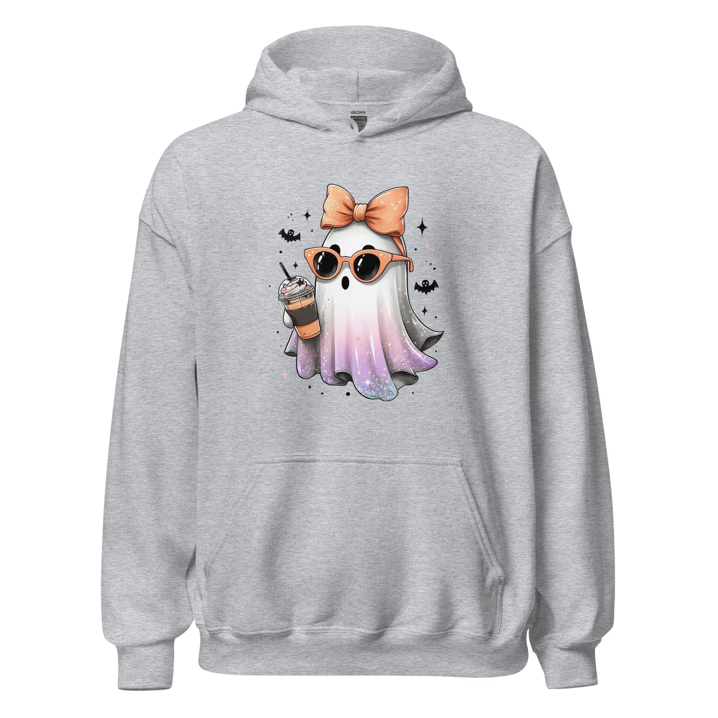 Unisex Hoodie Glitter Ghostie with PSL