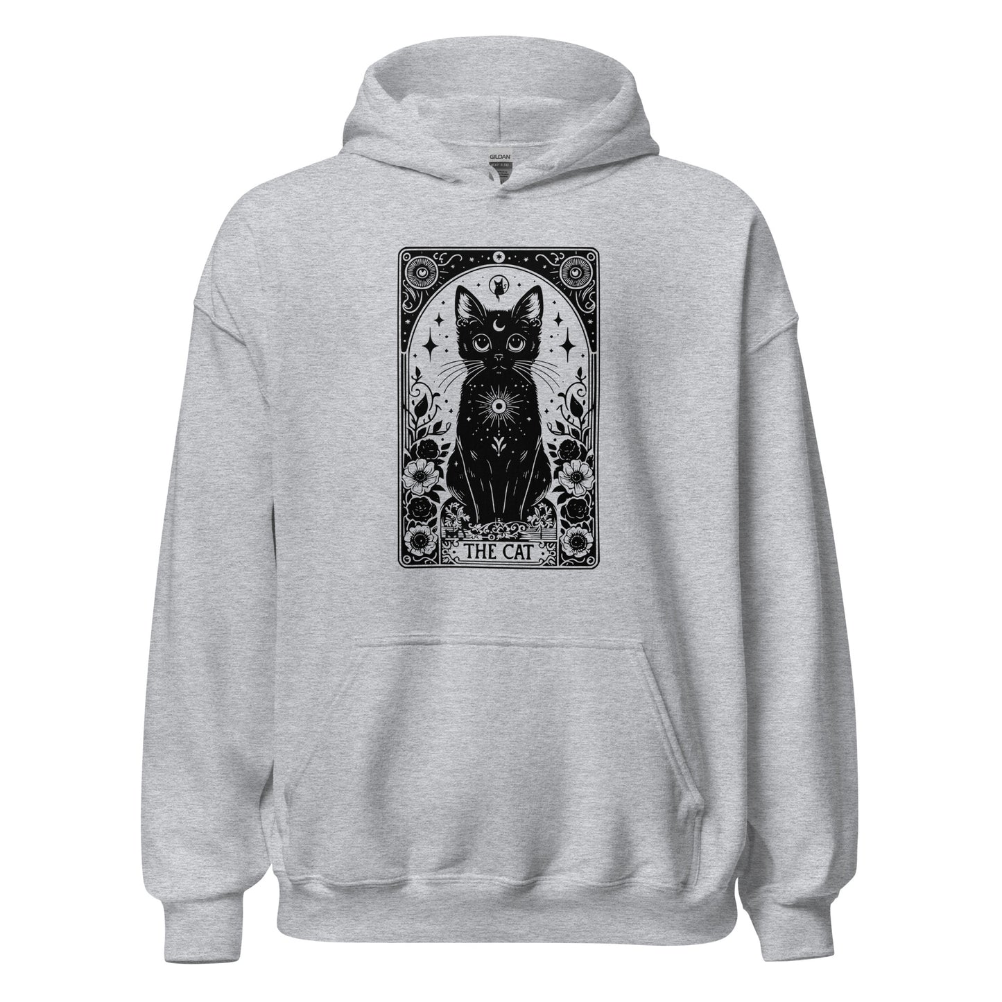 Unisex Hoodie Black Cat Tarot