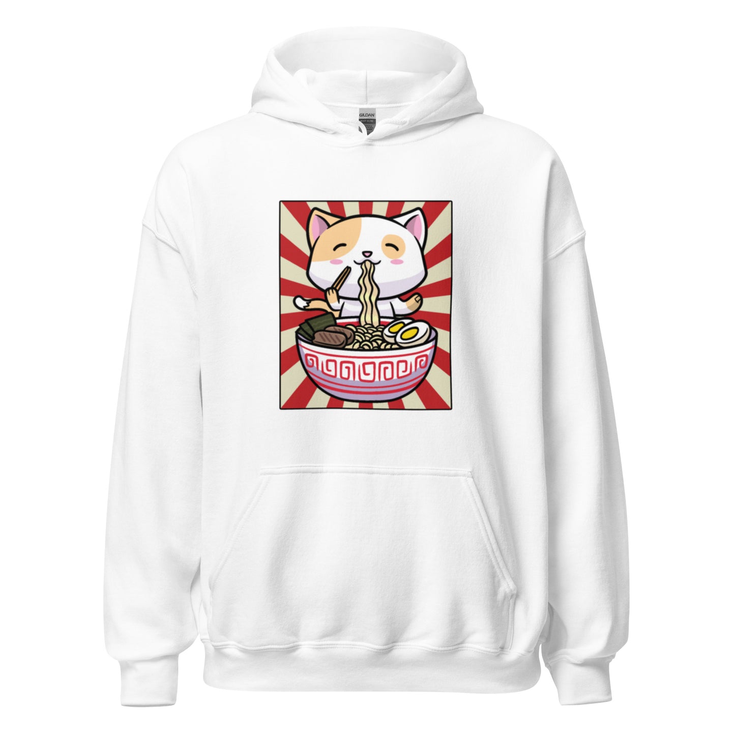 Unisex Hoodie Ramen Cat