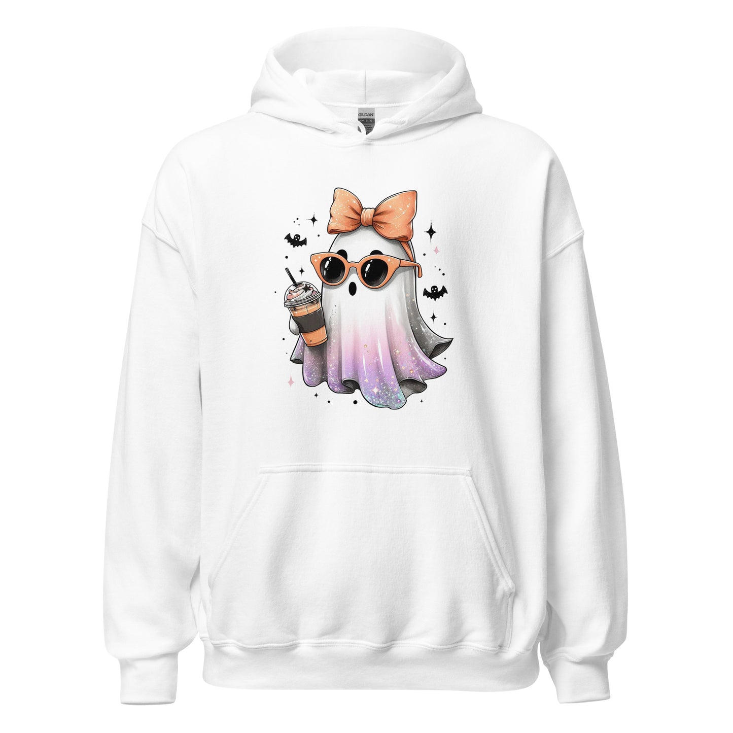 Unisex Hoodie Glitter Ghostie with PSL