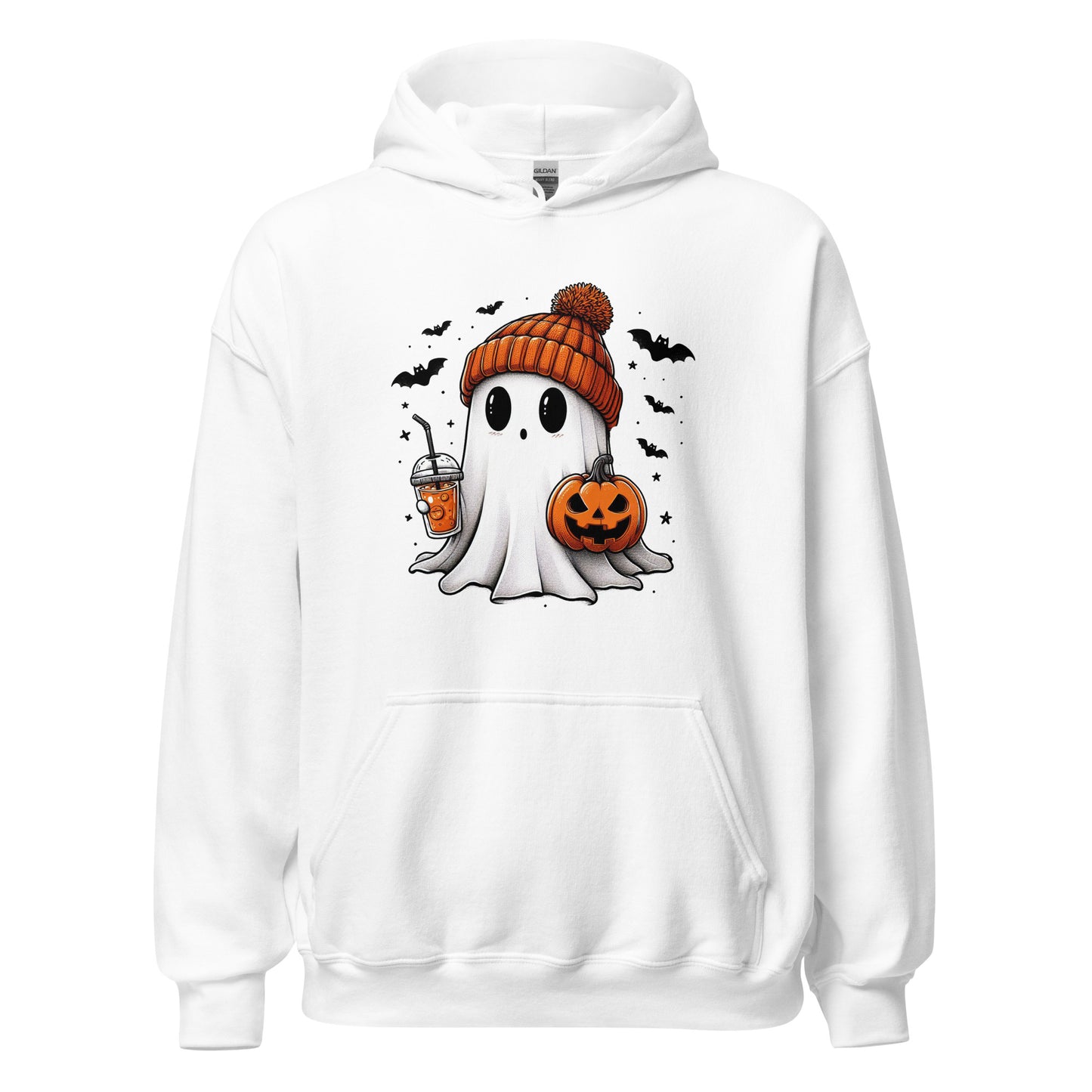 Unisex Hoodie Beanie Ghost with Iced PSL