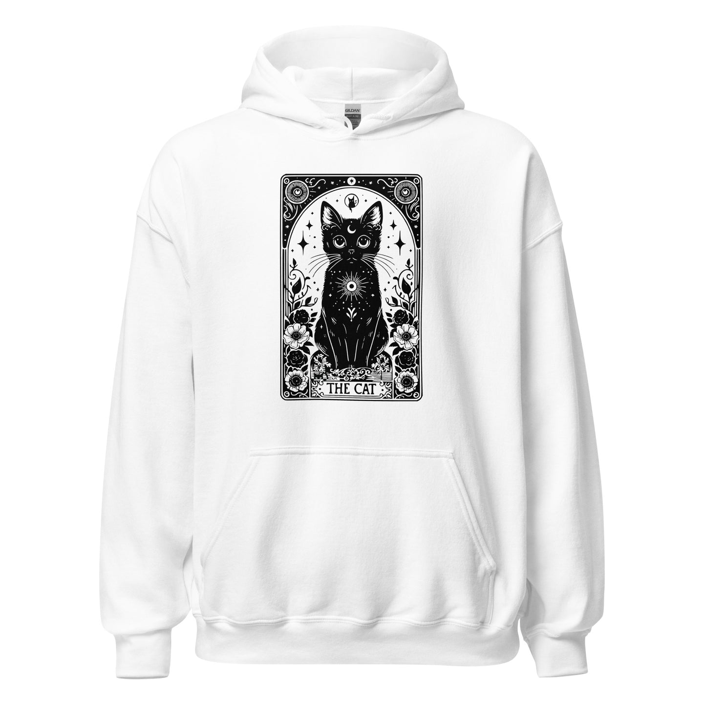 Unisex Hoodie Black Cat Tarot