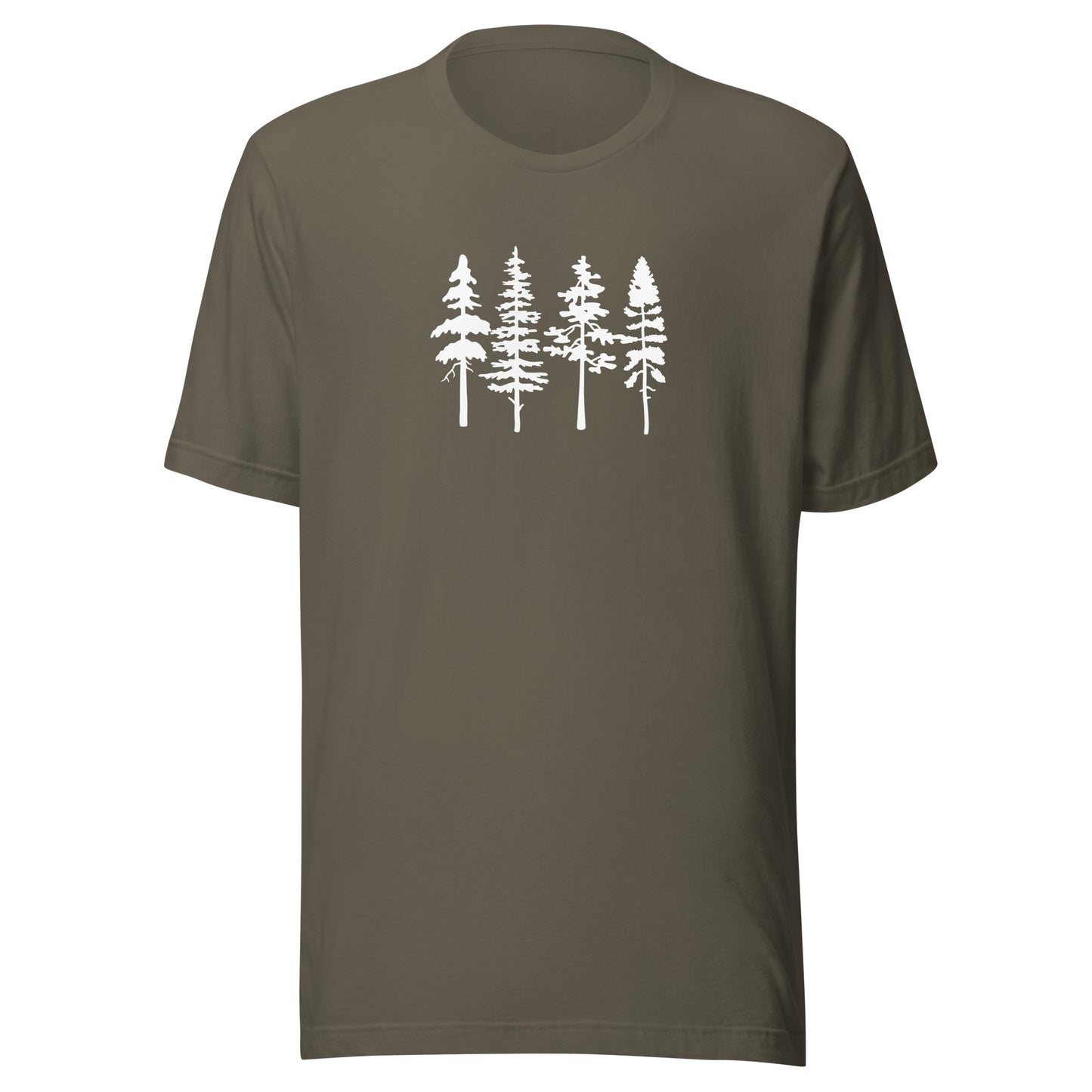 Unisex Short Sleeve Bella Canvas Tee Evergreens