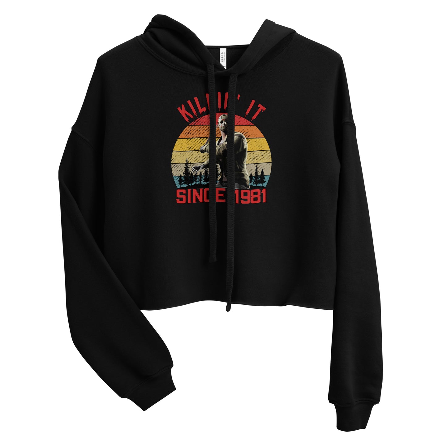 Women's Crop Hoodie Killin' It Jason