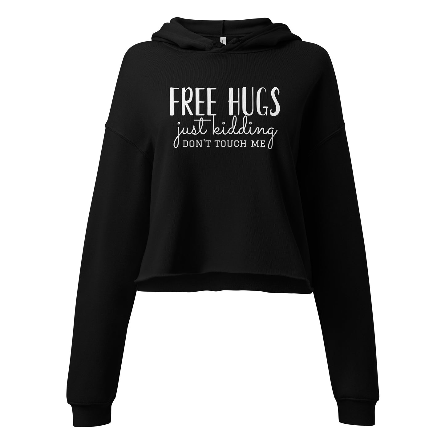 Women's Crop Hoodie Free Hugs