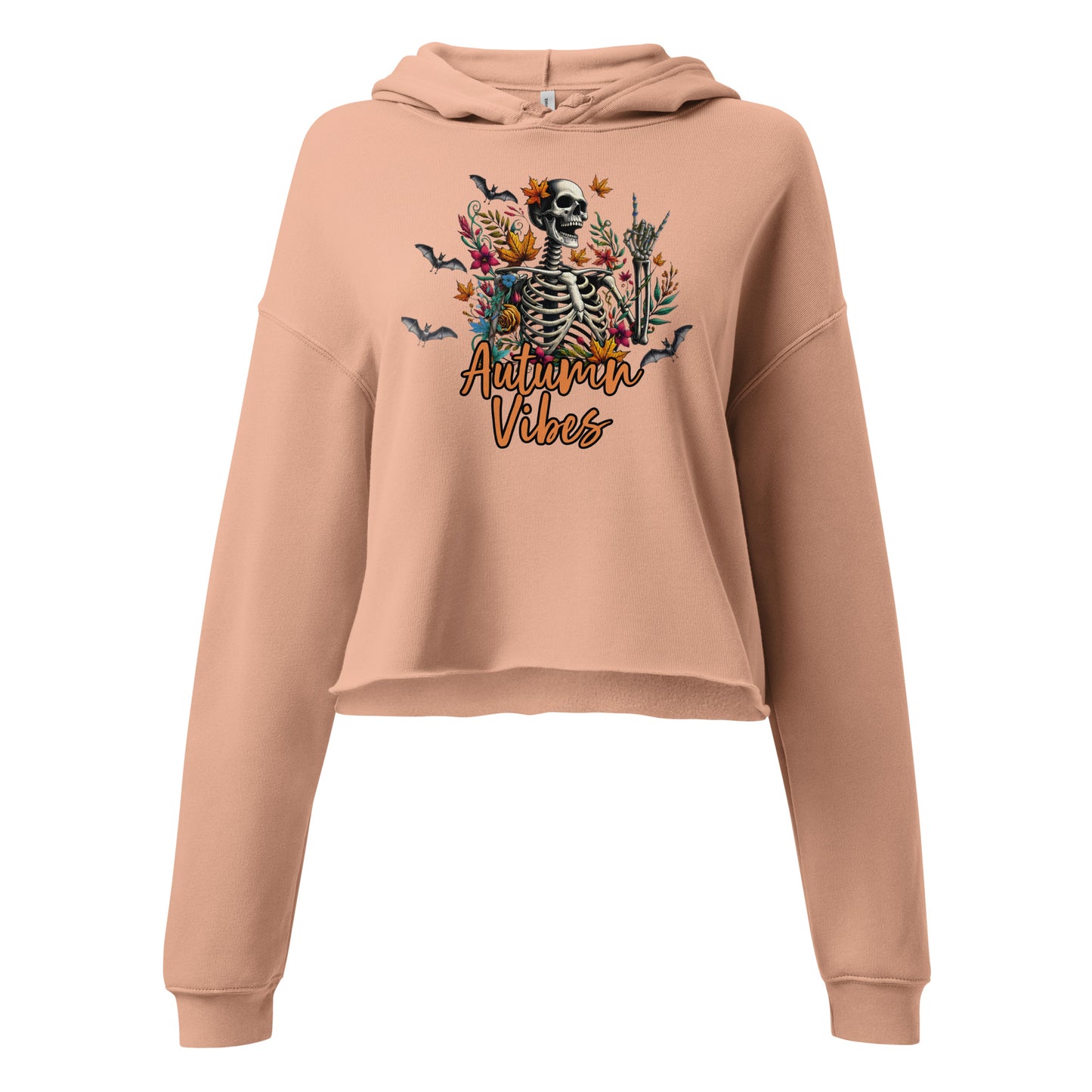 Women's Crop Hoodie Autumn Vibes Skellie