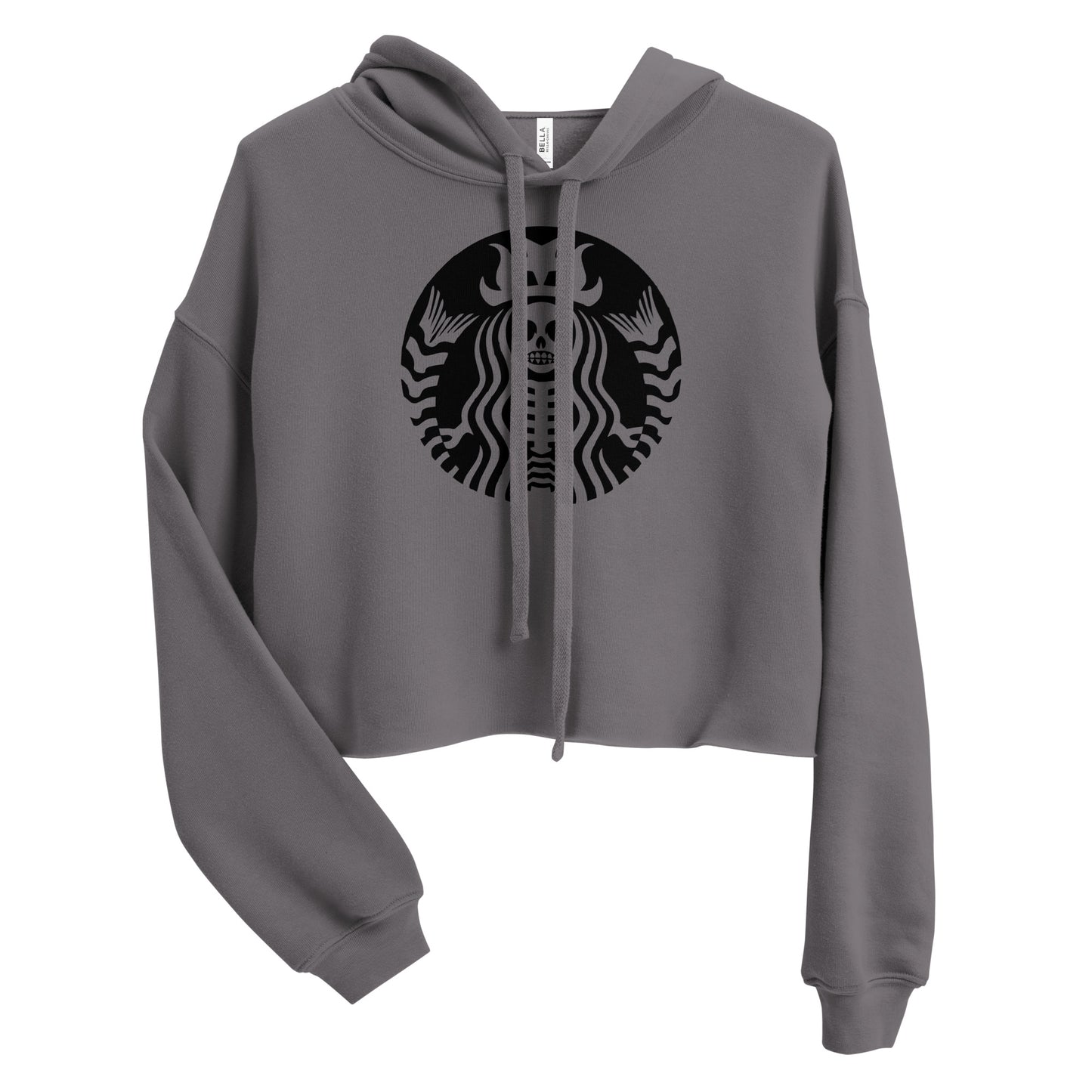 Women's Crop Hoodie Starbux Skeleton