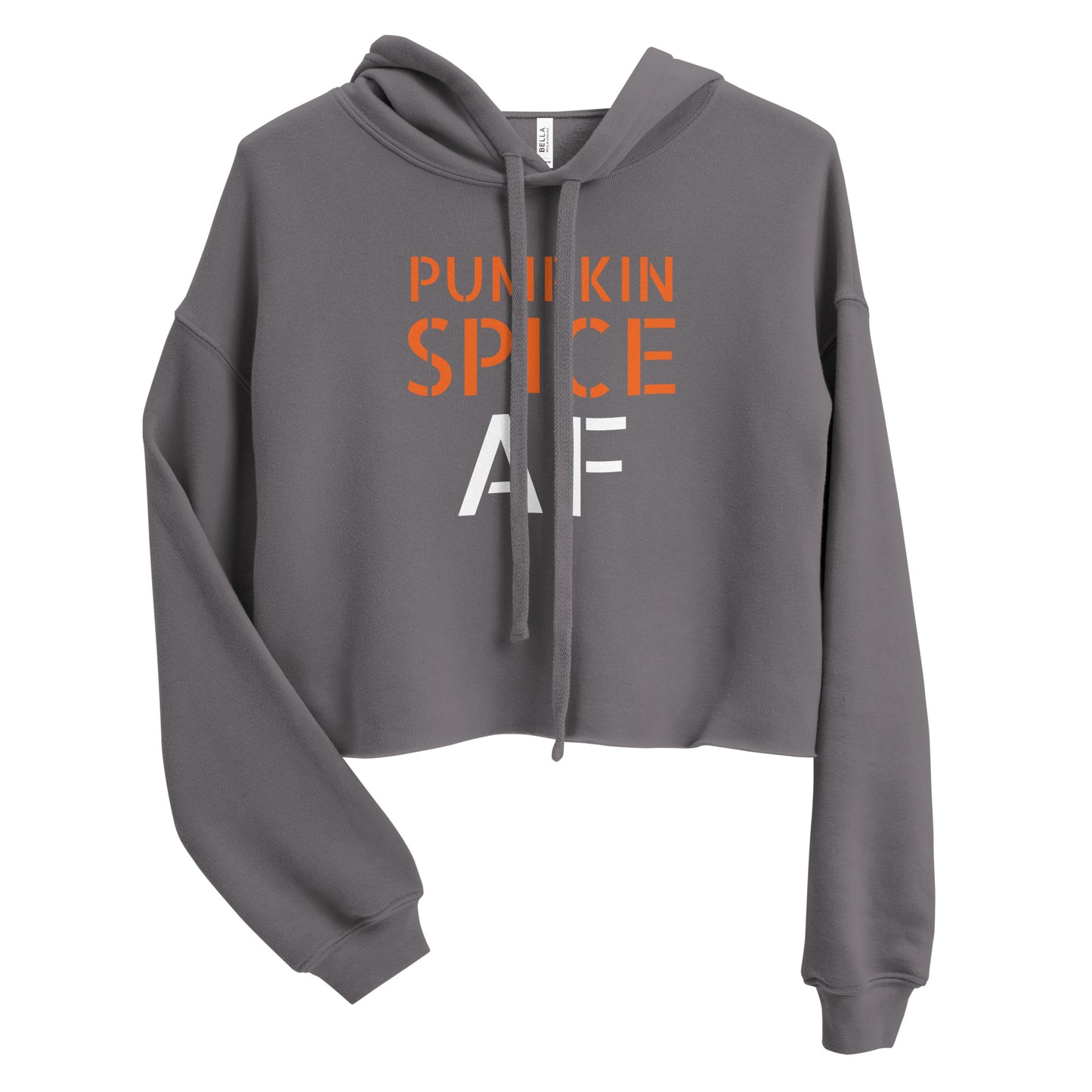 Women's Crop Hoodie Pumpkin Spice AF