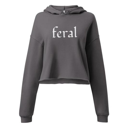 Women's Crop Hoodie Feral