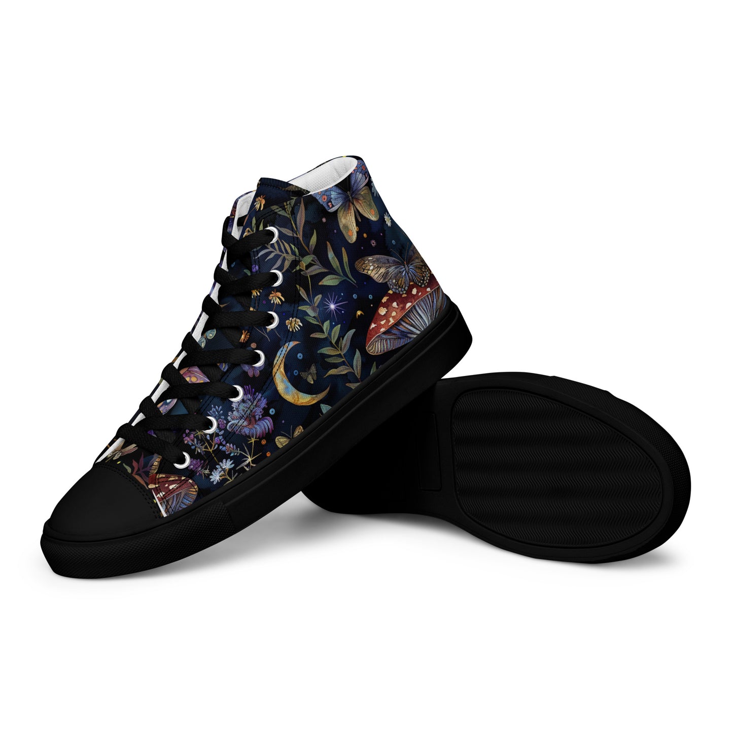 Women’s High Top Canvas Shoes Magical Night