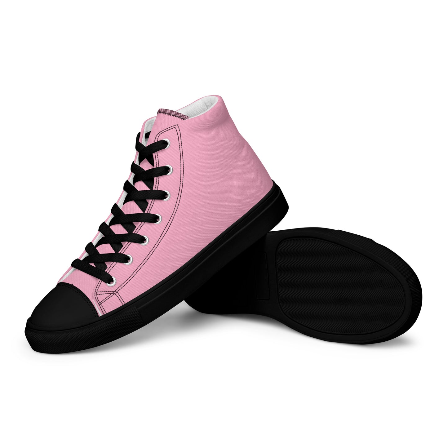 Women’s High Top Canvas Shoes Cotton Candy Pink