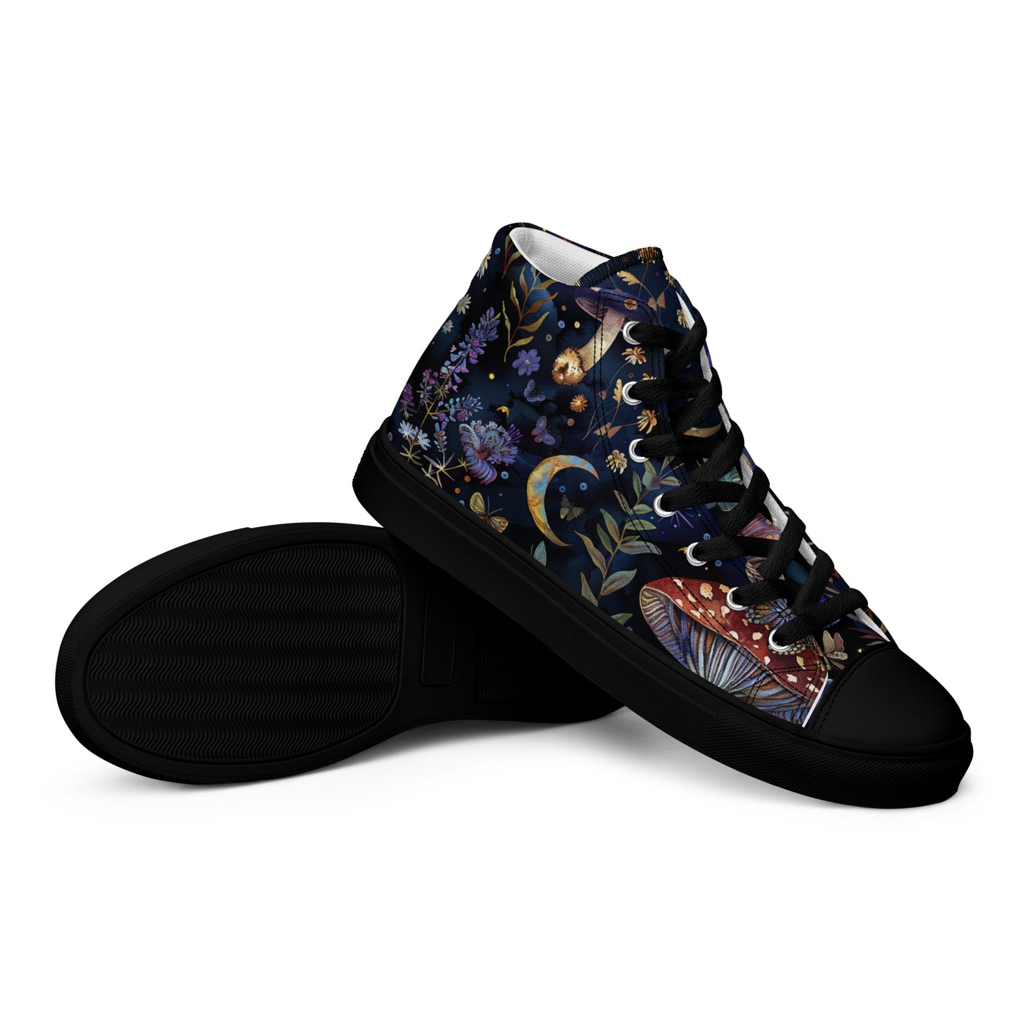 Women’s High Top Canvas Shoes Magical Night