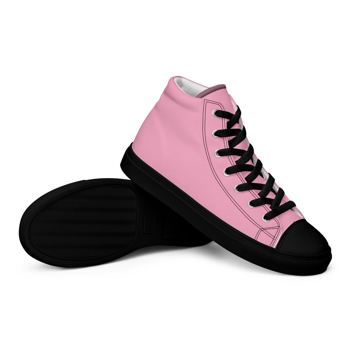 Women’s High Top Canvas Shoes Cotton Candy Pink