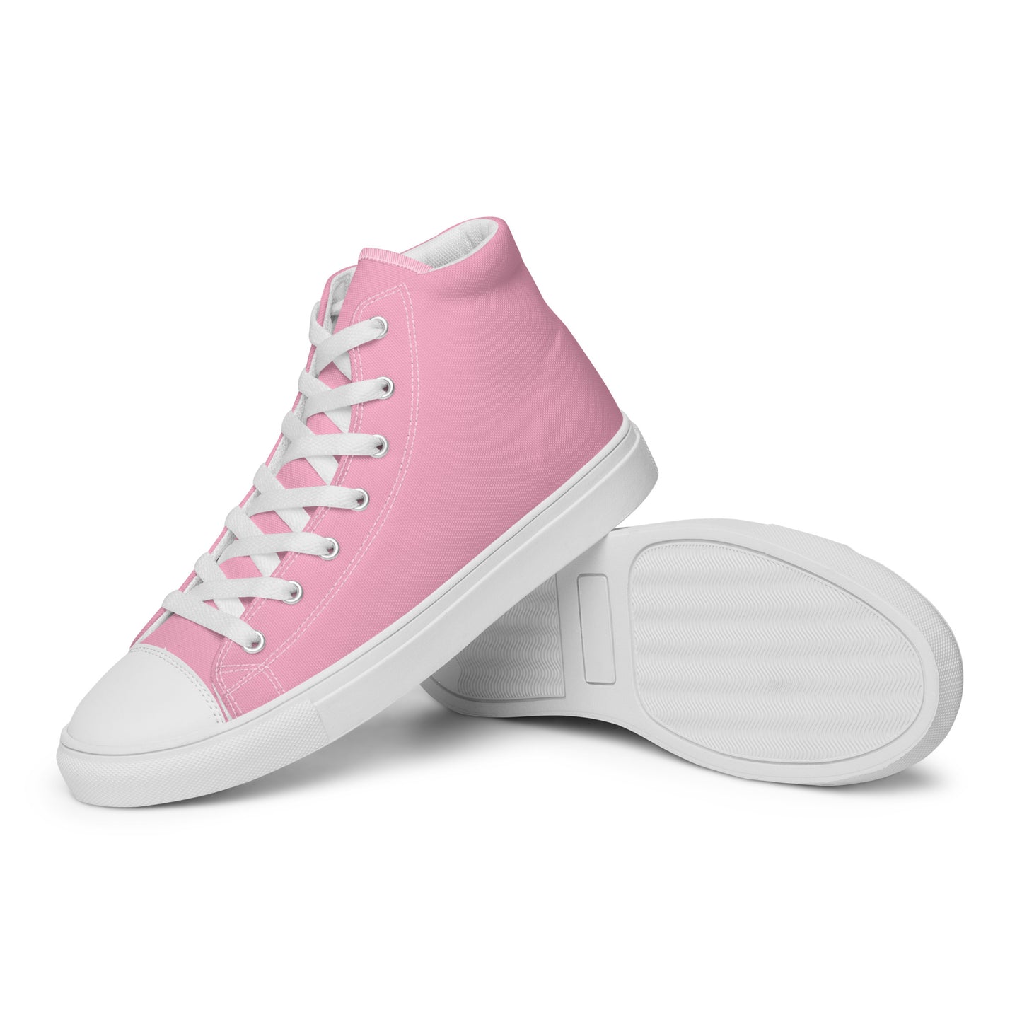 Women’s High Top Canvas Shoes Cotton Candy Pink